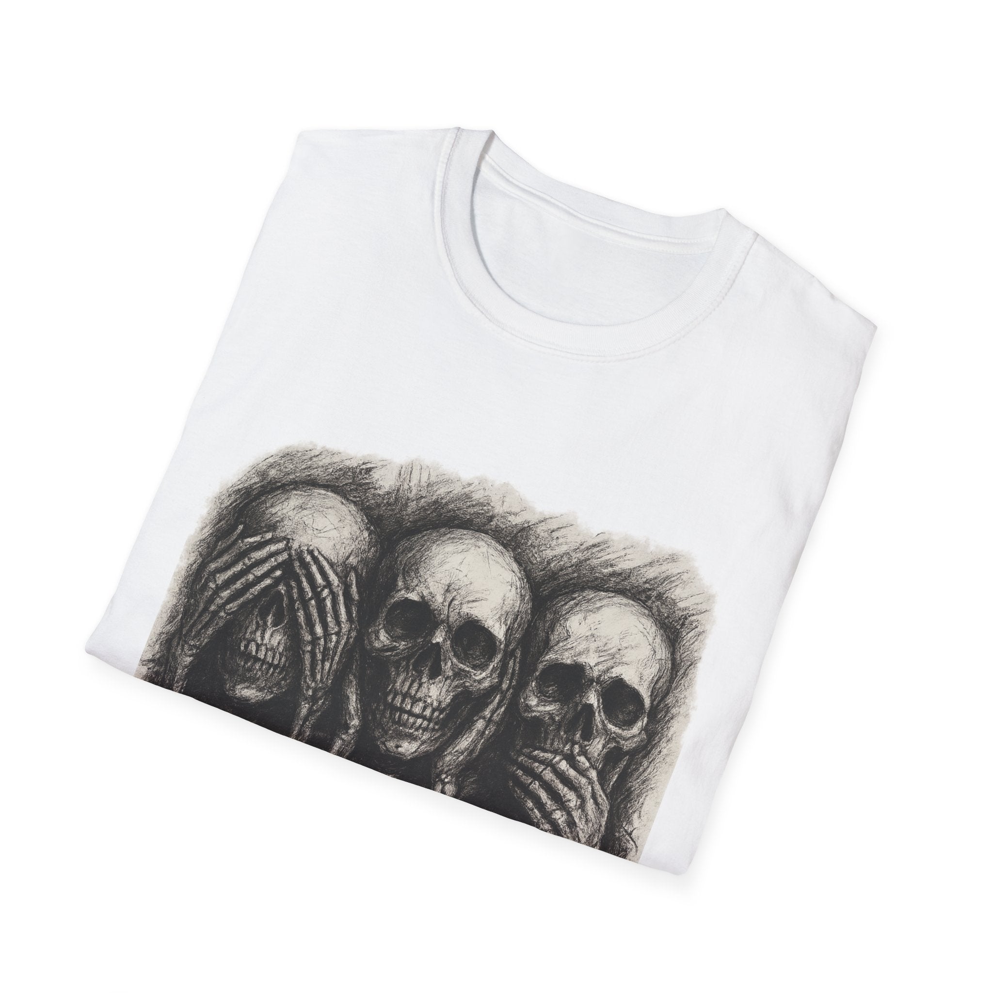 Mens Skull T-shirt Graphic Tees Skeleton Apparel Clothing Skulls Accessories Best Gift