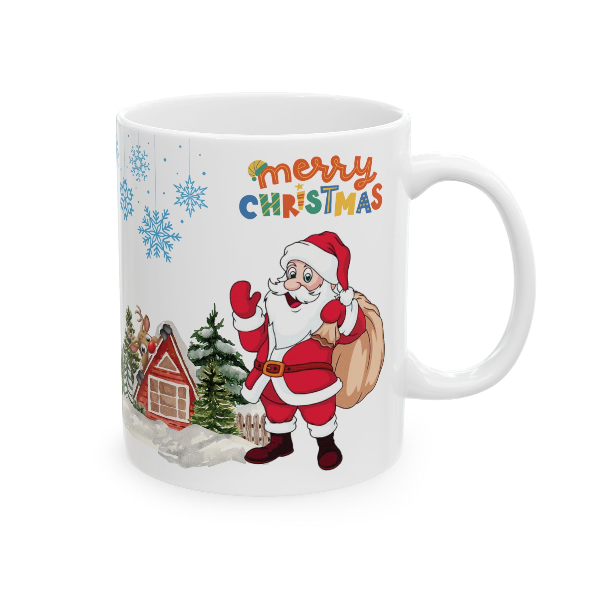 Funny Santa Claus Mug Christmas Vacation Coffee Mug Cute Unique Gift Moose Cup