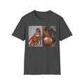 Funny Punch Monkey Viral Animal Tshirt Cute Trendy Unisex Softstyle T-Shirt Gift