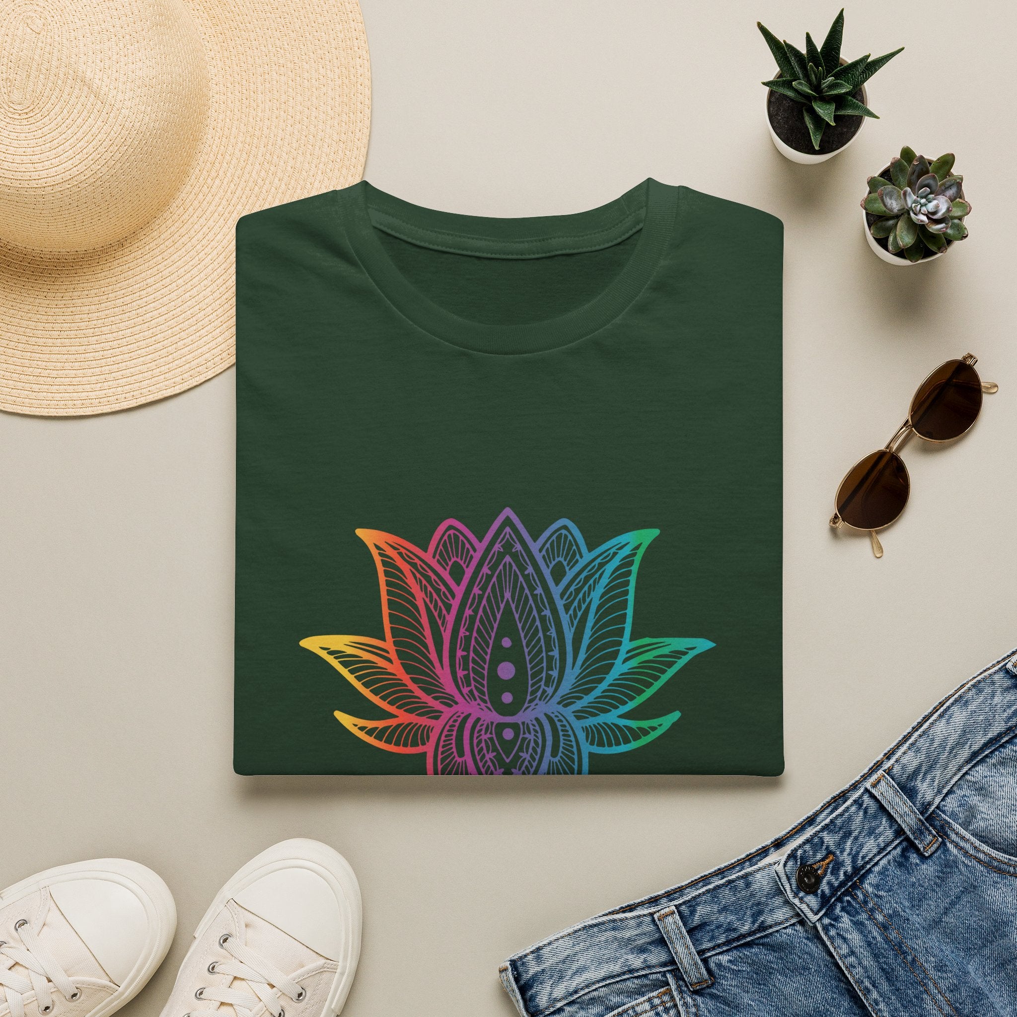 Hasu Japanese Art Shirt Unisex Softstyle Lotus Flower T-shirt Japan Flower Gift
