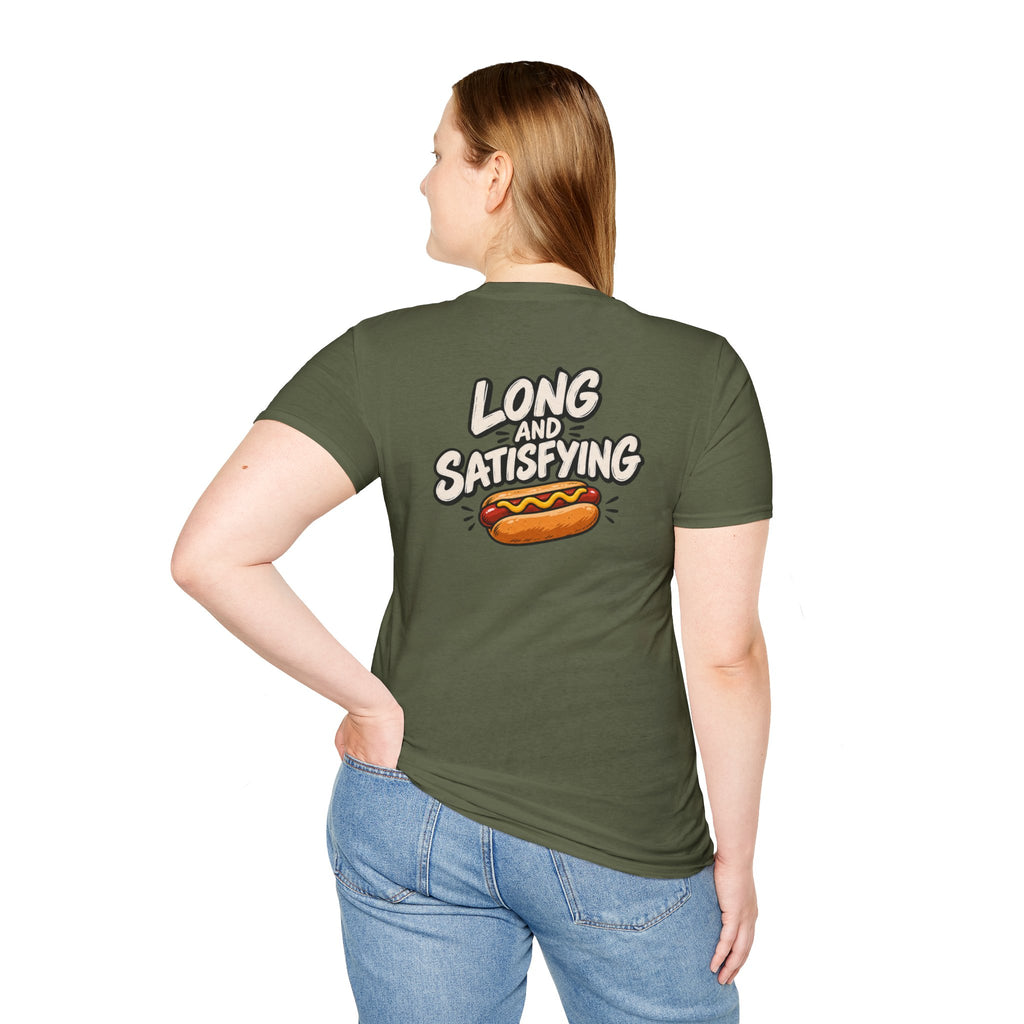 Dark Humor Funny Long and Satisfying Tshirt Tee Unique Gift