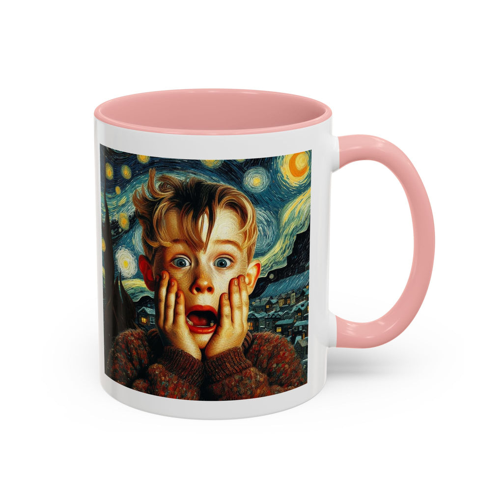 Home Alone Mug Kevin in Van Gogh Style Christmas New Year Funny Coffee Cup 2024