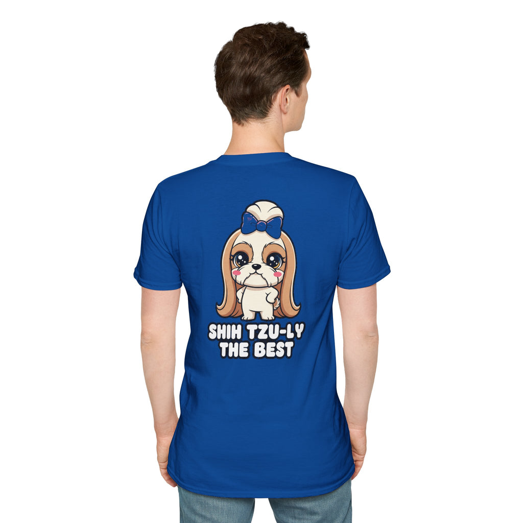 Cute Shih Tzu Shirt Shih Tzu-ly The Best Funny Dog Lover Unisex Softstyle Tee Gift