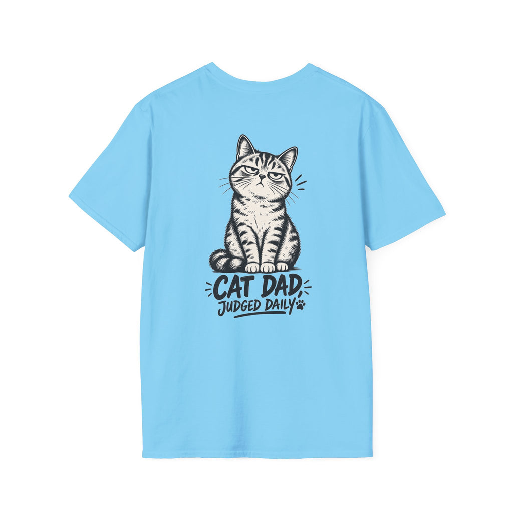 Cat Dad Shirt Judged Daily Funny Cat Lover Graphic Tee Dark Humor Tee Unique Gift Funny Tshirt