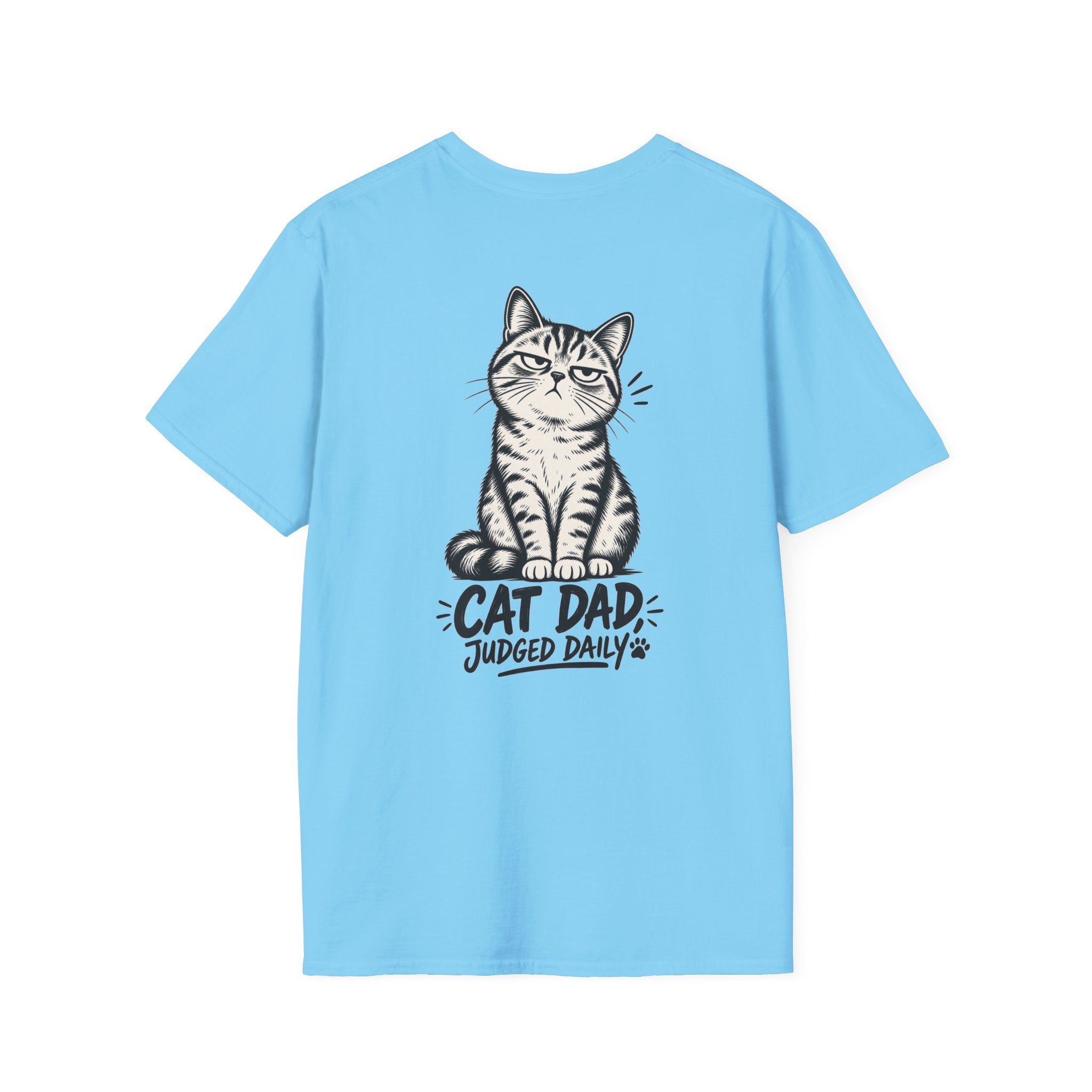 Cat Dad Shirt Judged Daily Funny Cat Lover Graphic Tee Dark Humor Tee Unique Gift Funny Tshirt