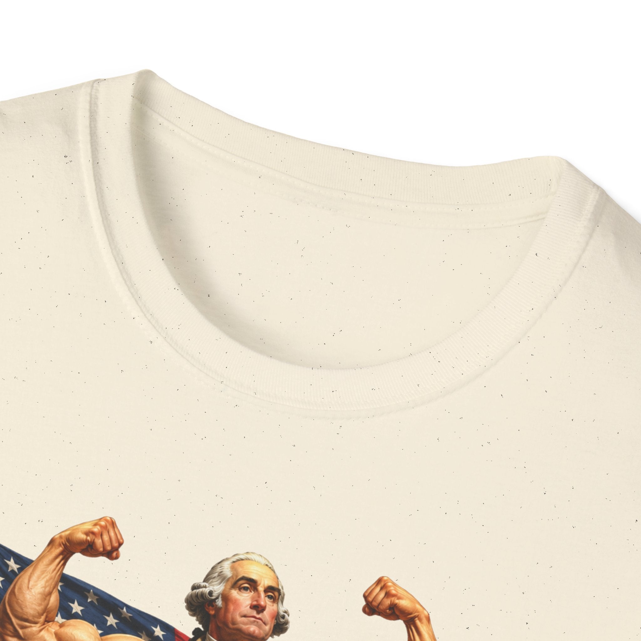 Funny USA Unisex Softstyle T-Shirt Giant Declaration Receipt Funny Patriotic T-Shirt United States of America Benjamin Franklin George Washington Tshirt