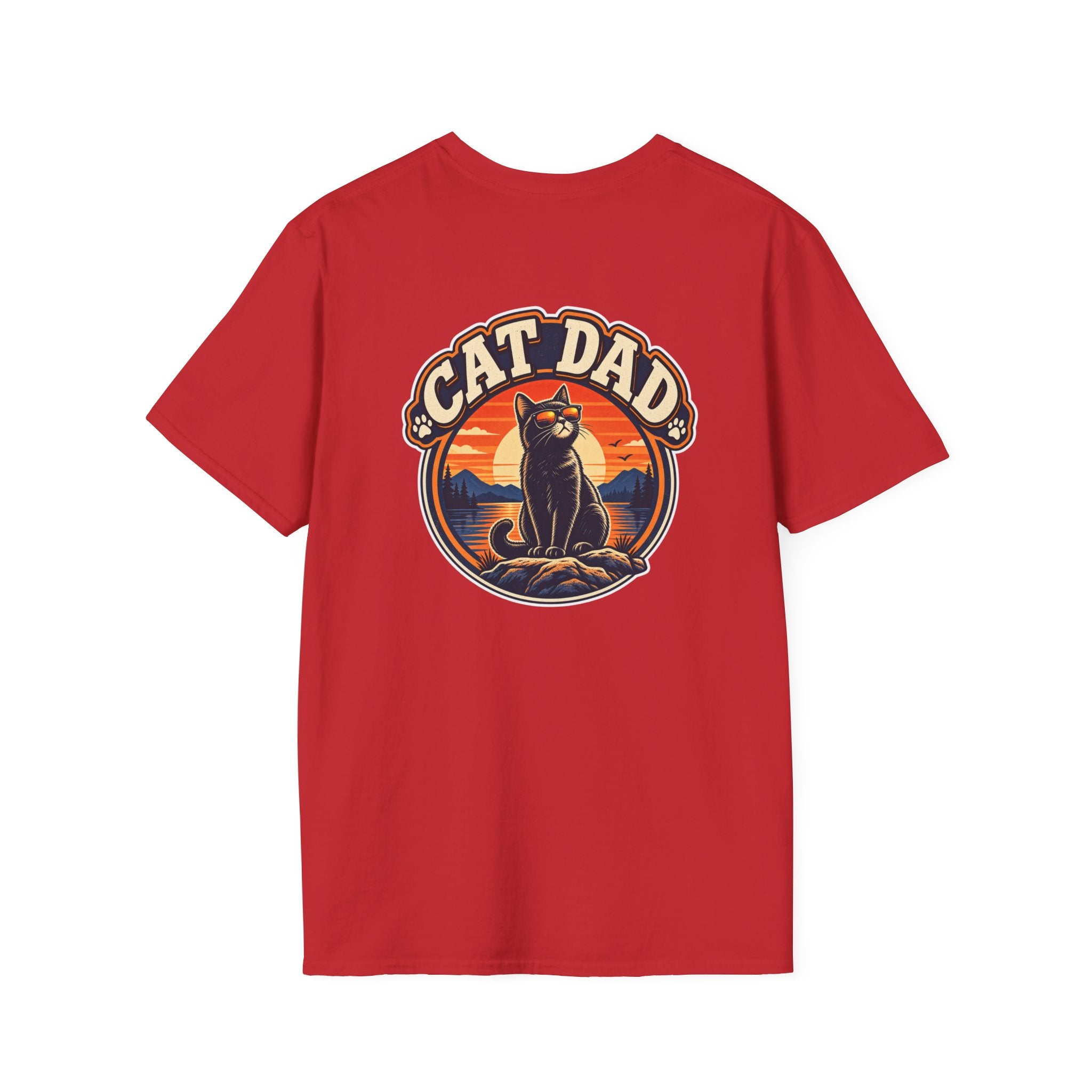 Cat Dad Shirt Pet Lover Tshirt Funny Cat Lover Graphic Tee Dark Humor Tee Unique Gift Funny Tshirt