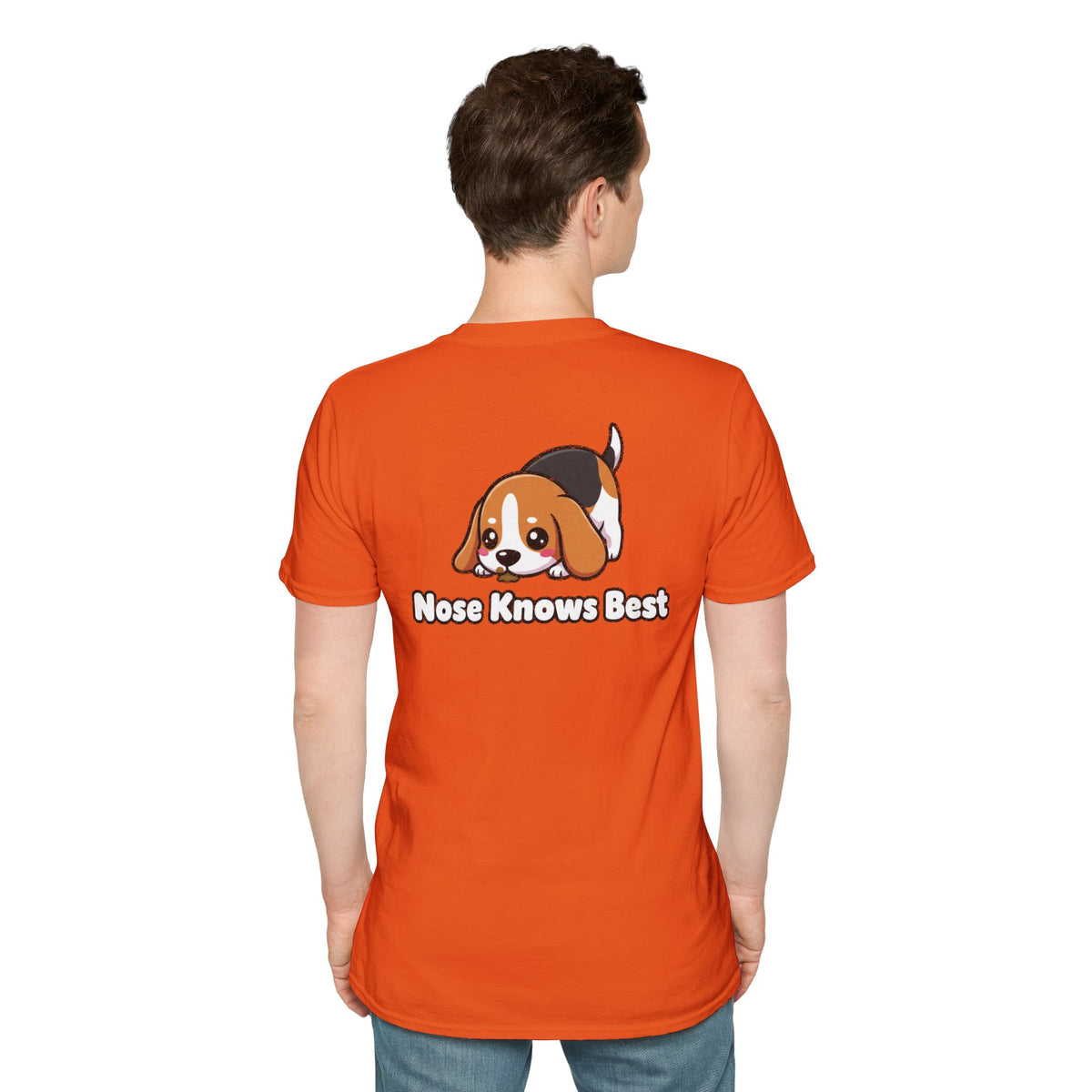 Cute Beagle Shirt Nose Knows Best Funny Dog Lover Unisex Softstyle Tee Gift