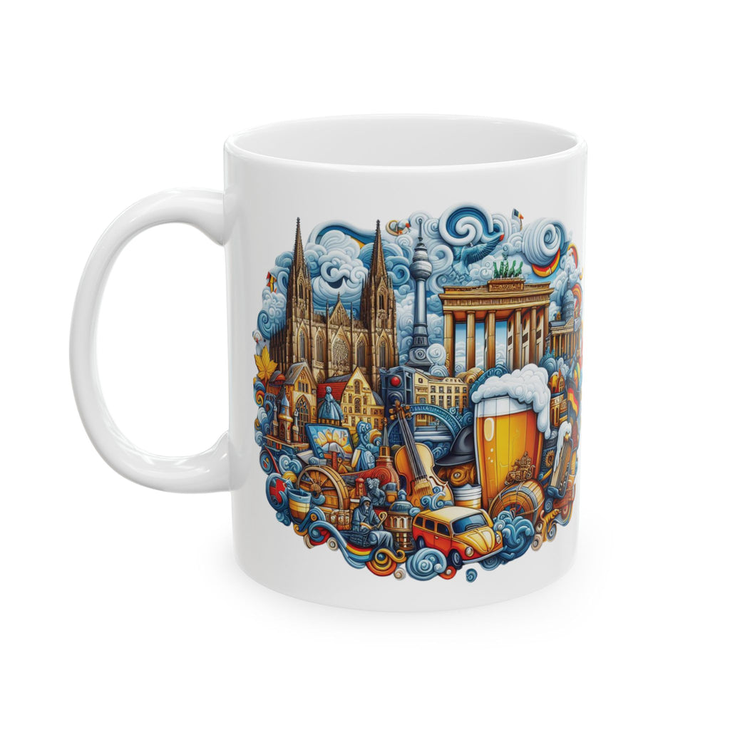 Germany Mug German Cultural Attributes Tea Coffee Cup Ceramic Mug Unique Gift