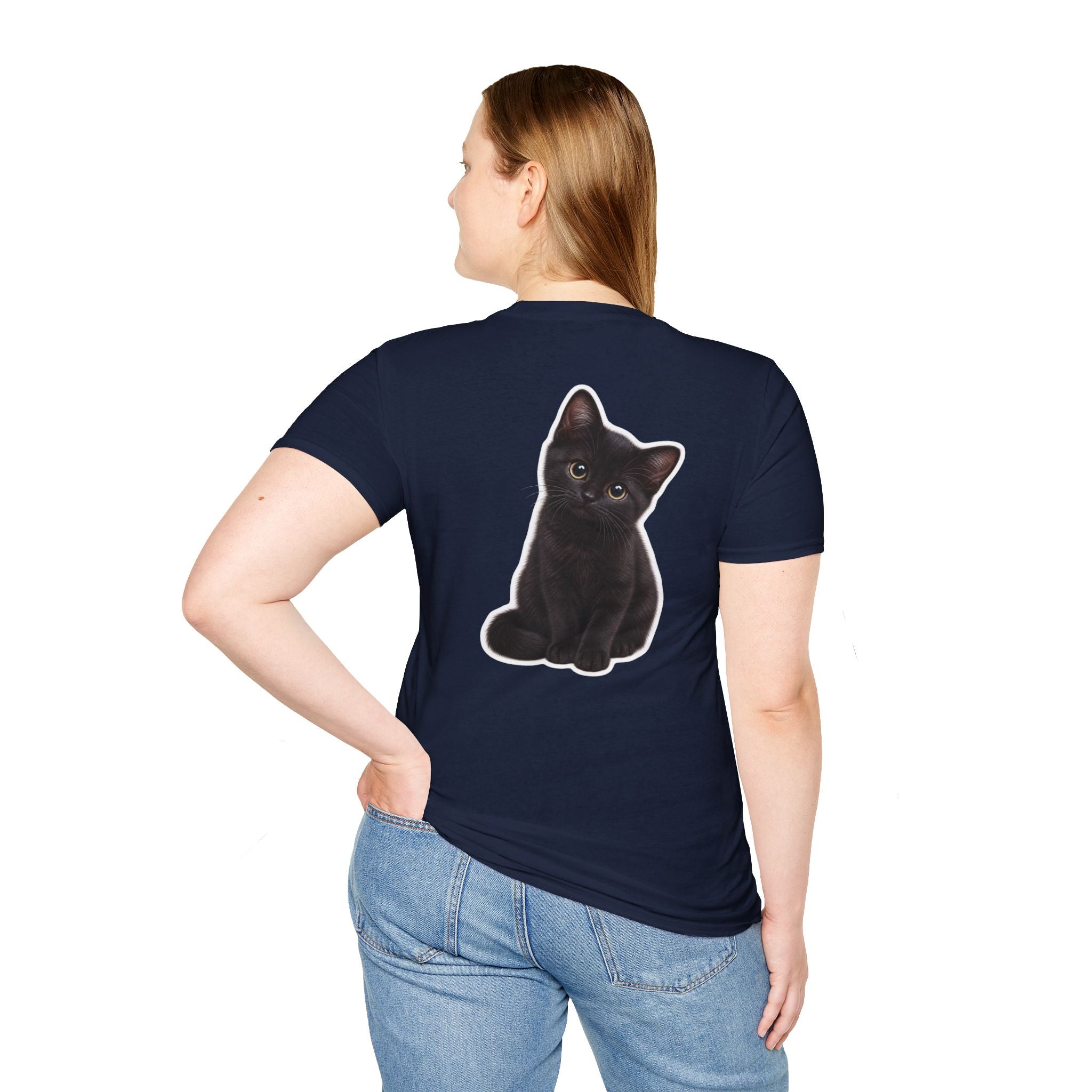 Black Cat Shirt Dark Humor Tee Cat Mom Tshirt Unique Gift Black Cat T shirt Funny Tshirt