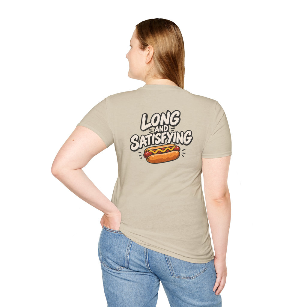 Dark Humor Funny Long and Satisfying Tshirt Tee Unique Gift