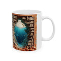 3D Bookshelf Mug Library Mugs Book Marine Ceramic Mug Tea Cup Unique Office Gift