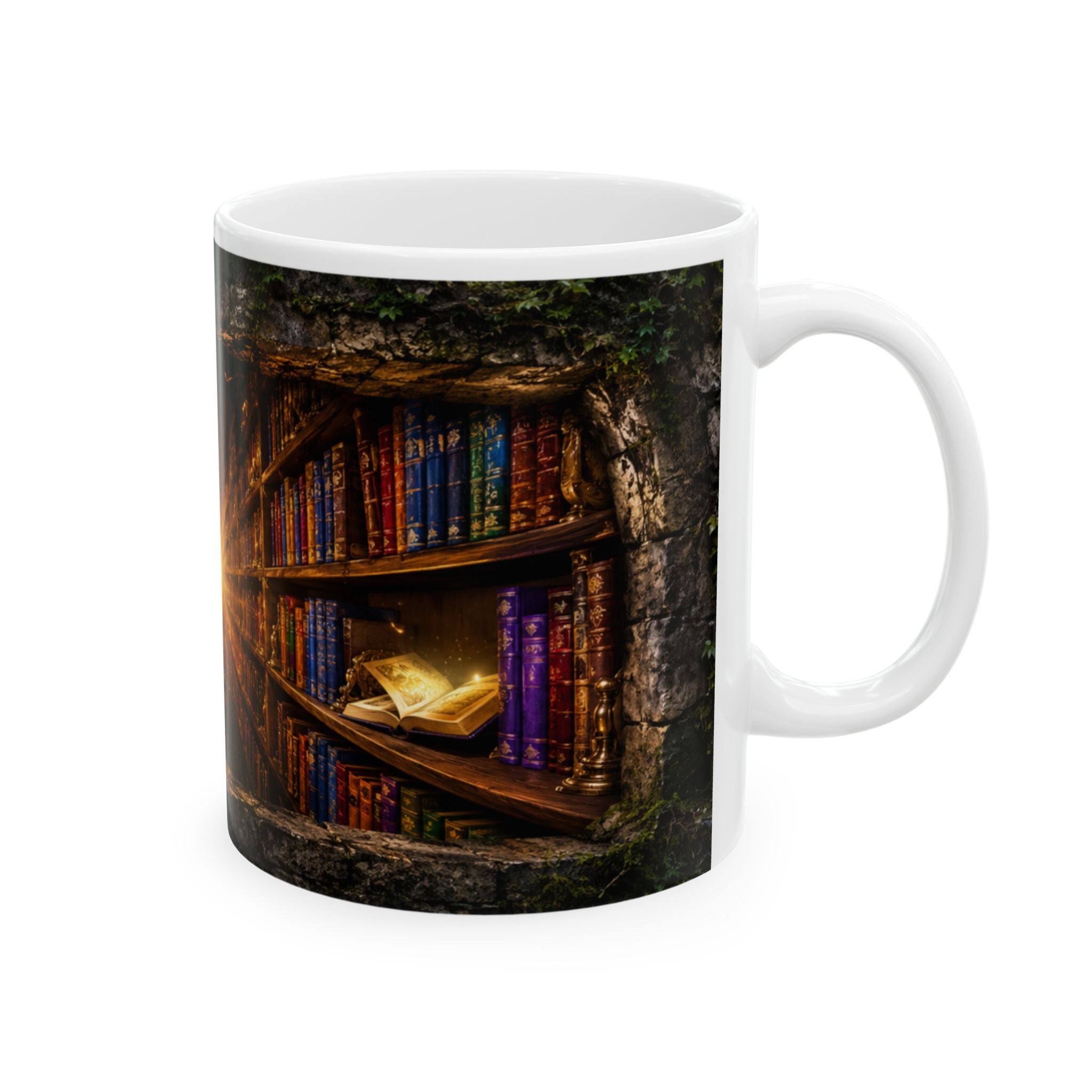 3D Library Bookshelf Mug Ceramic Mug Book Lovers Coffee Mug Gifts Funny Mug Cup