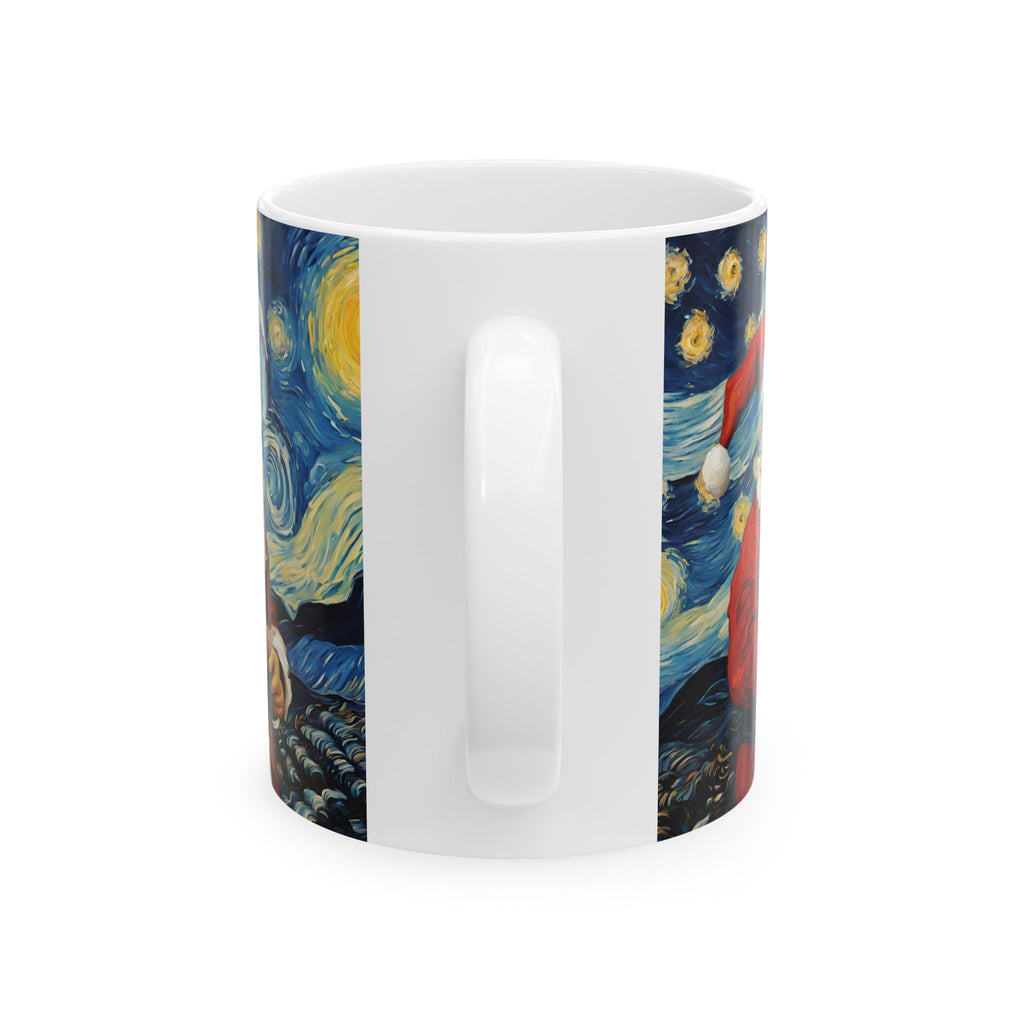 Christmas Mug Van Gogh Mug Starry Night Santa Claus Unique Funny Coffee Cup Gift