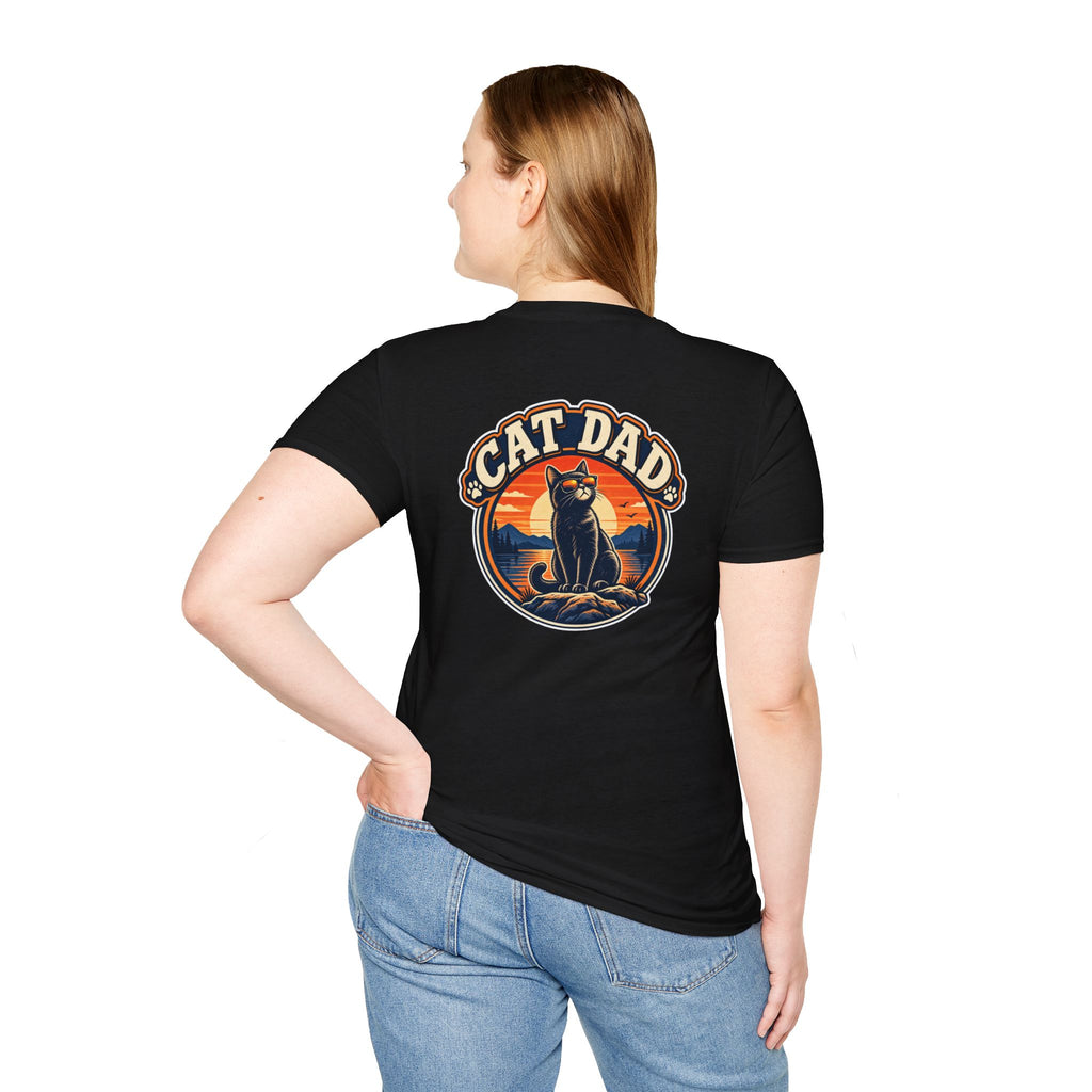 Cat Dad Shirt Pet Lover Tshirt Funny Cat Lover Graphic Tee Dark Humor Tee Unique Gift Funny Tshirt