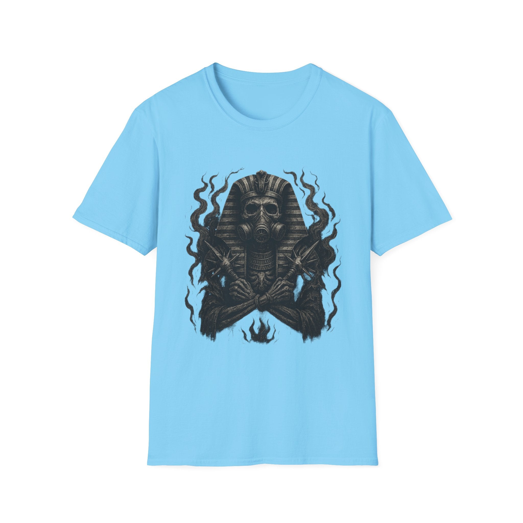 Vintage Mens T-shirts Egyptian Skull Graphic Tees Men Pharaoh Unisex Clothing Best Gift