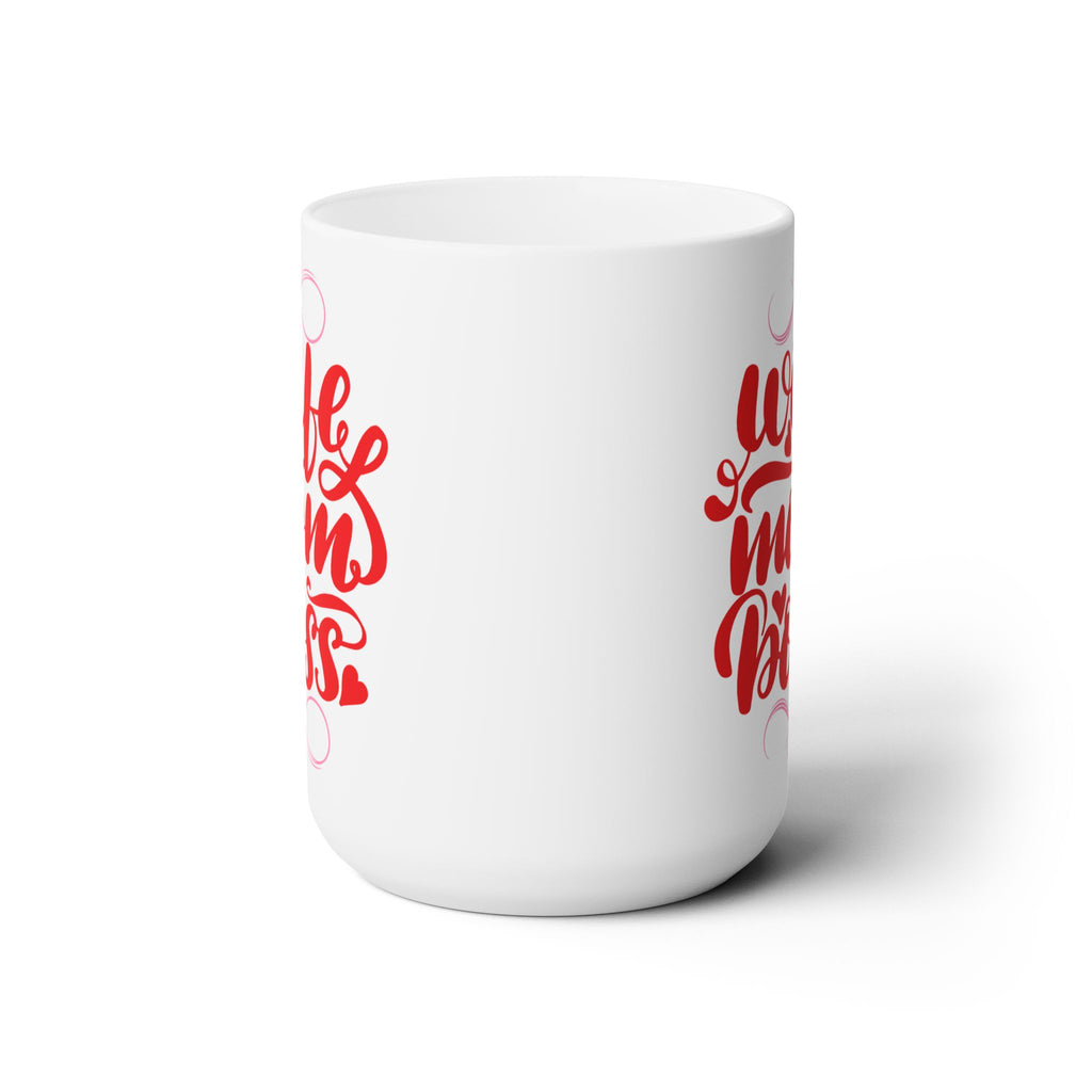 Wife Mom Boss Coffee Mug Funny Best Cute Gift Mother Boss Manager Ceramic 15oz