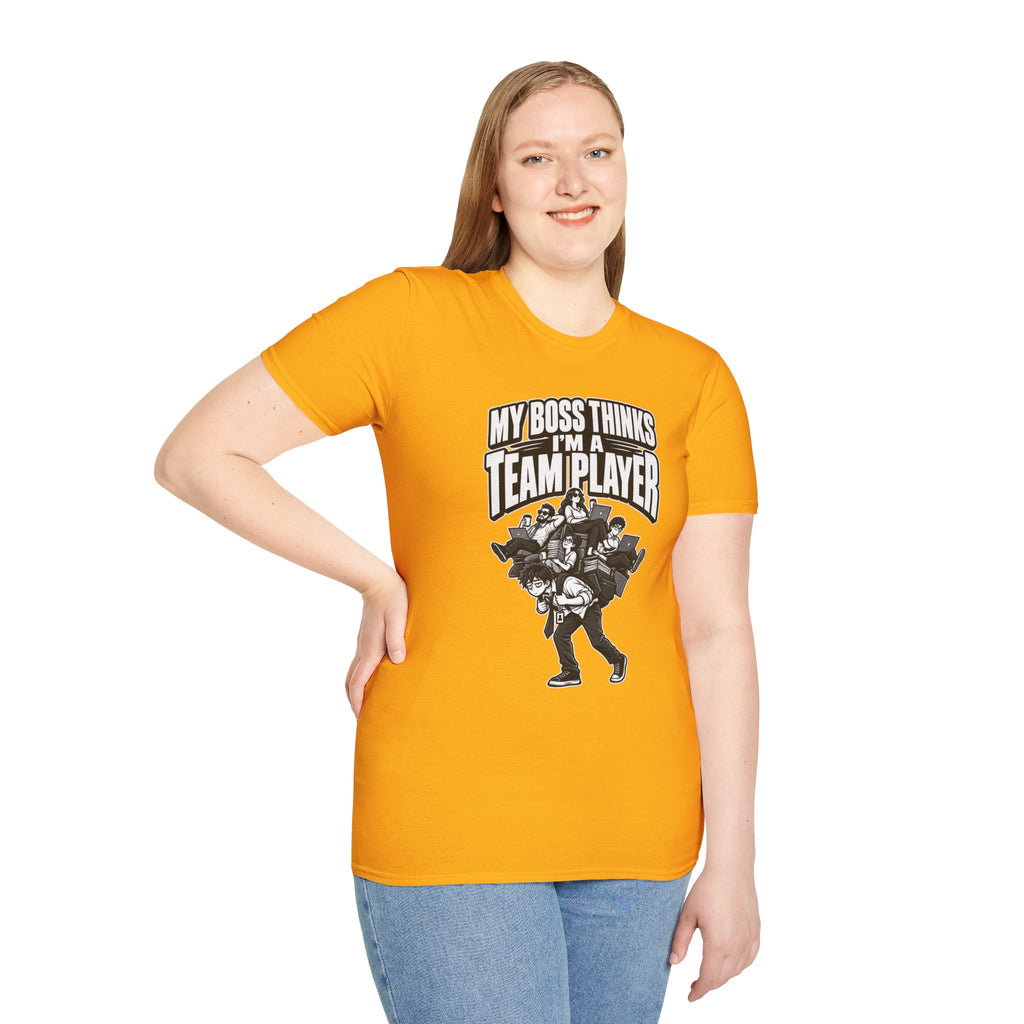 Funny Dark Humor Tshirt — Funny Office Tshirt Dark Humor Graphic Tee Unique Coworker Gift TEAM PLAYER Shirt