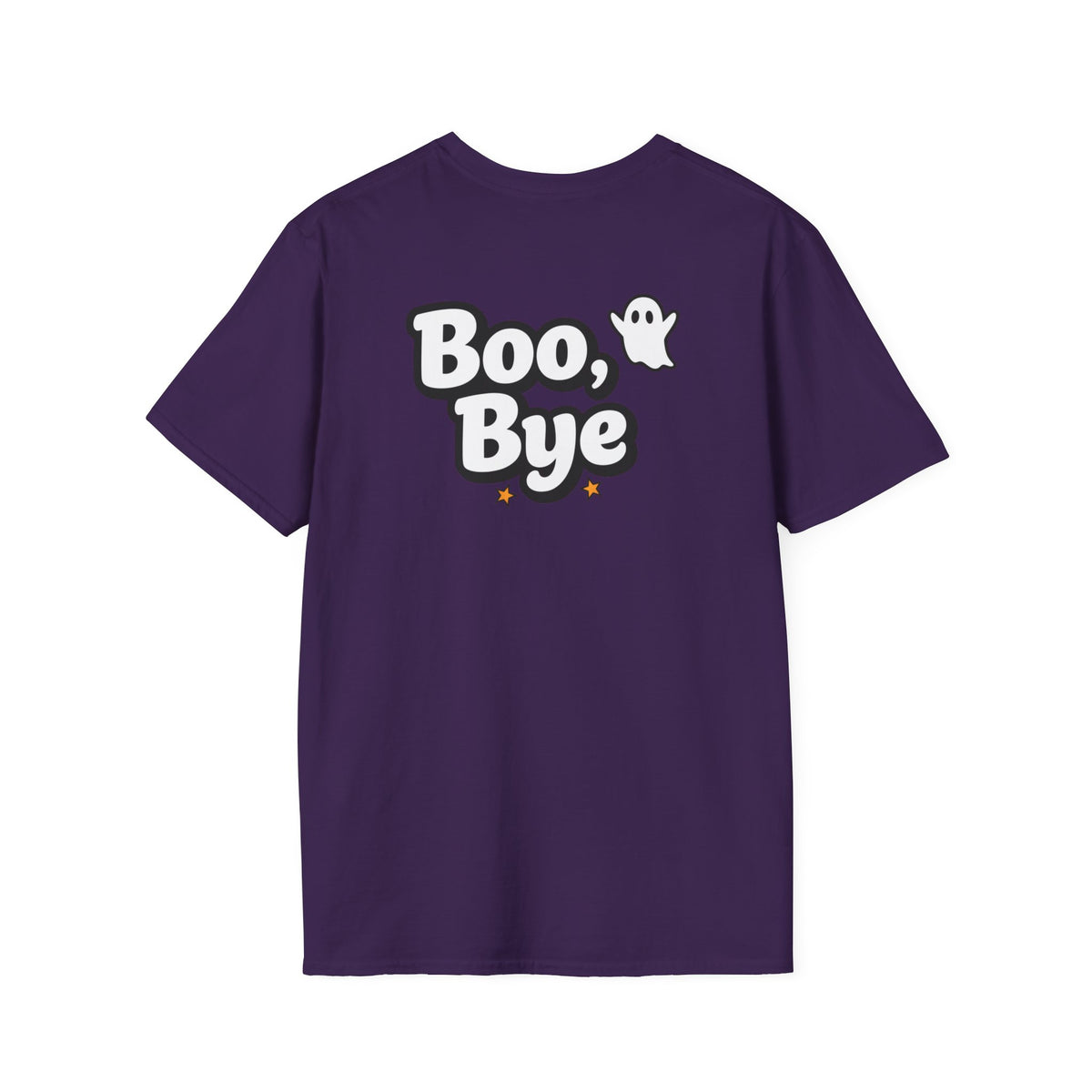 Dark Humor Halloween Shirt Boo Bye Funny Minimalist Ghost Sarcastic Unisex Softstyle Tee Adult Halloween Gift