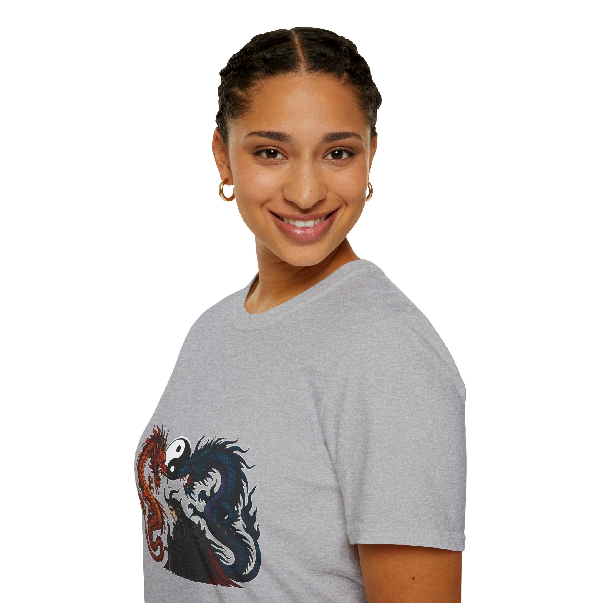 Dragon T-shirt Men Women Graphic Tee Clothing Apparel Chinese Dagon Symbol Gift