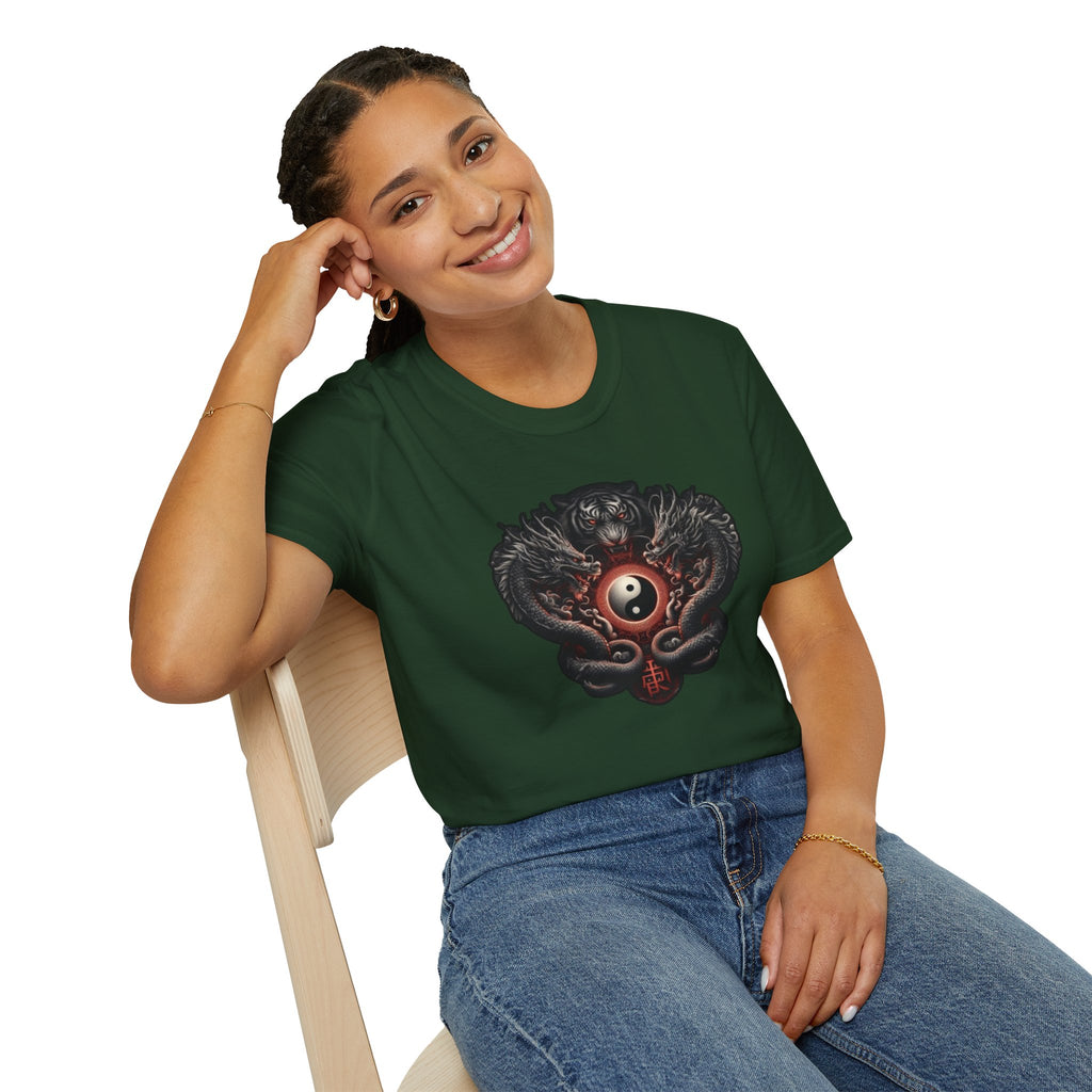 Dragon T-shirt Men Women Graphic Tee Clothing Apparel Chinese Dagon Symbol Gift