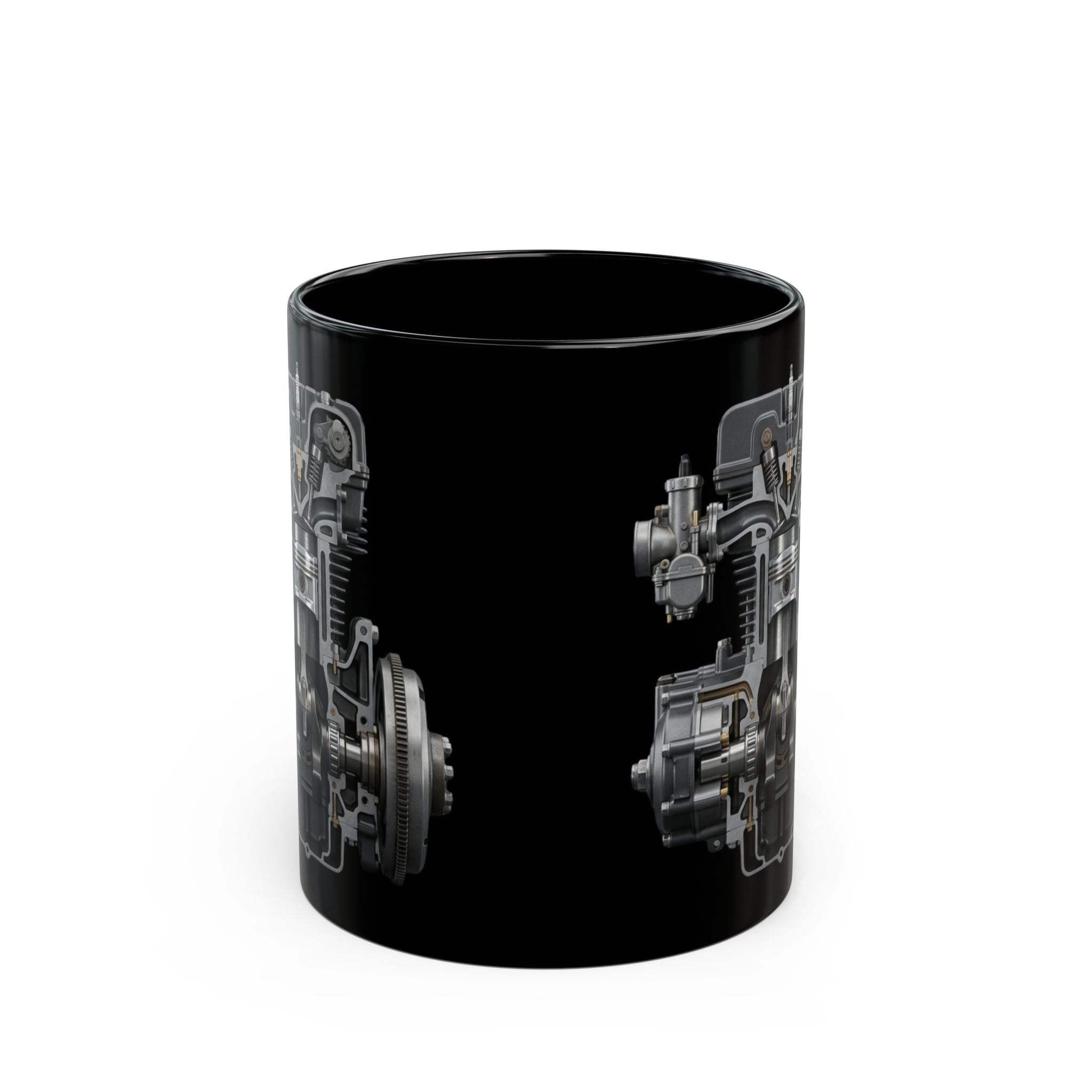 Mechanical Engine Mug 11oz Ceramic Coffee Cup Engineering Mechanic Gift for Dad