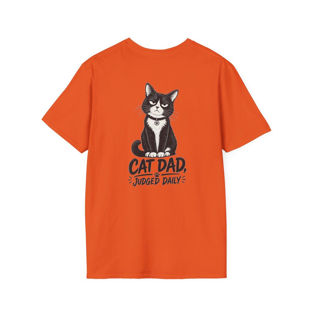 Cat Dad Shirt Judged Daily Funny Cat Lover Graphic Tee Dark Humor Tee Unique Gift Funny Tshirt