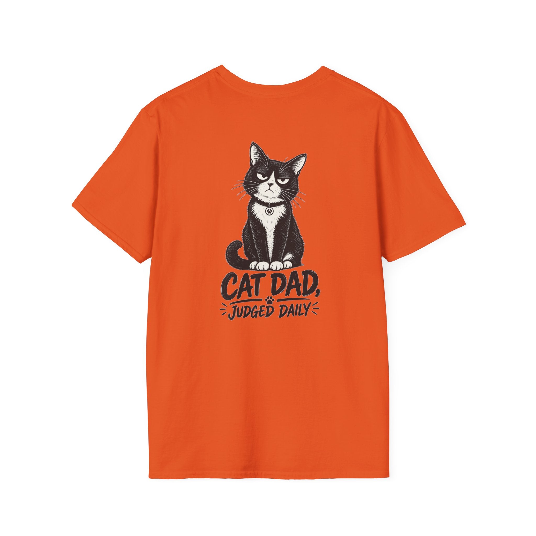 Cat Dad Shirt Judged Daily Funny Cat Lover Graphic Tee Dark Humor Tee Unique Gift Funny Tshirt