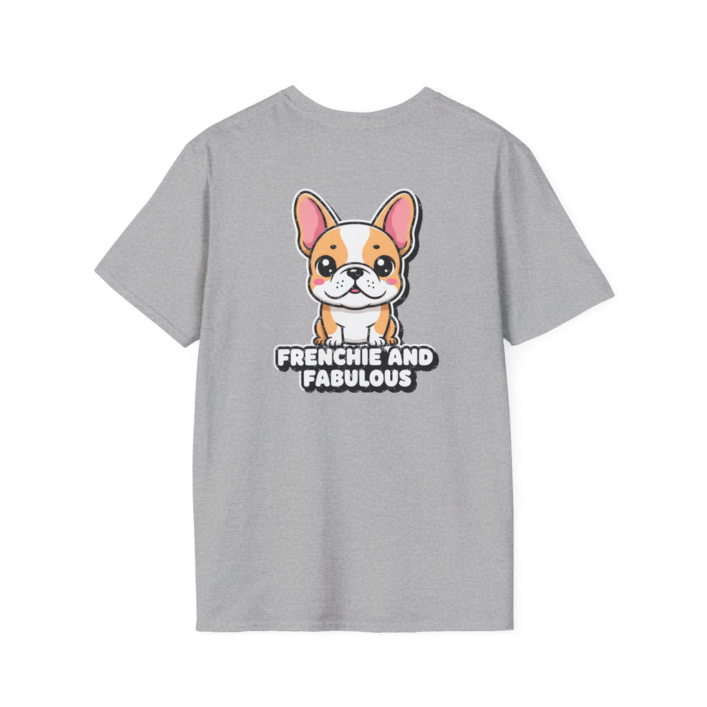 Cute French Bulldog Shirt Frenchie And Fabulous Funny Dog Lover Unisex Softstyle Tee Gift