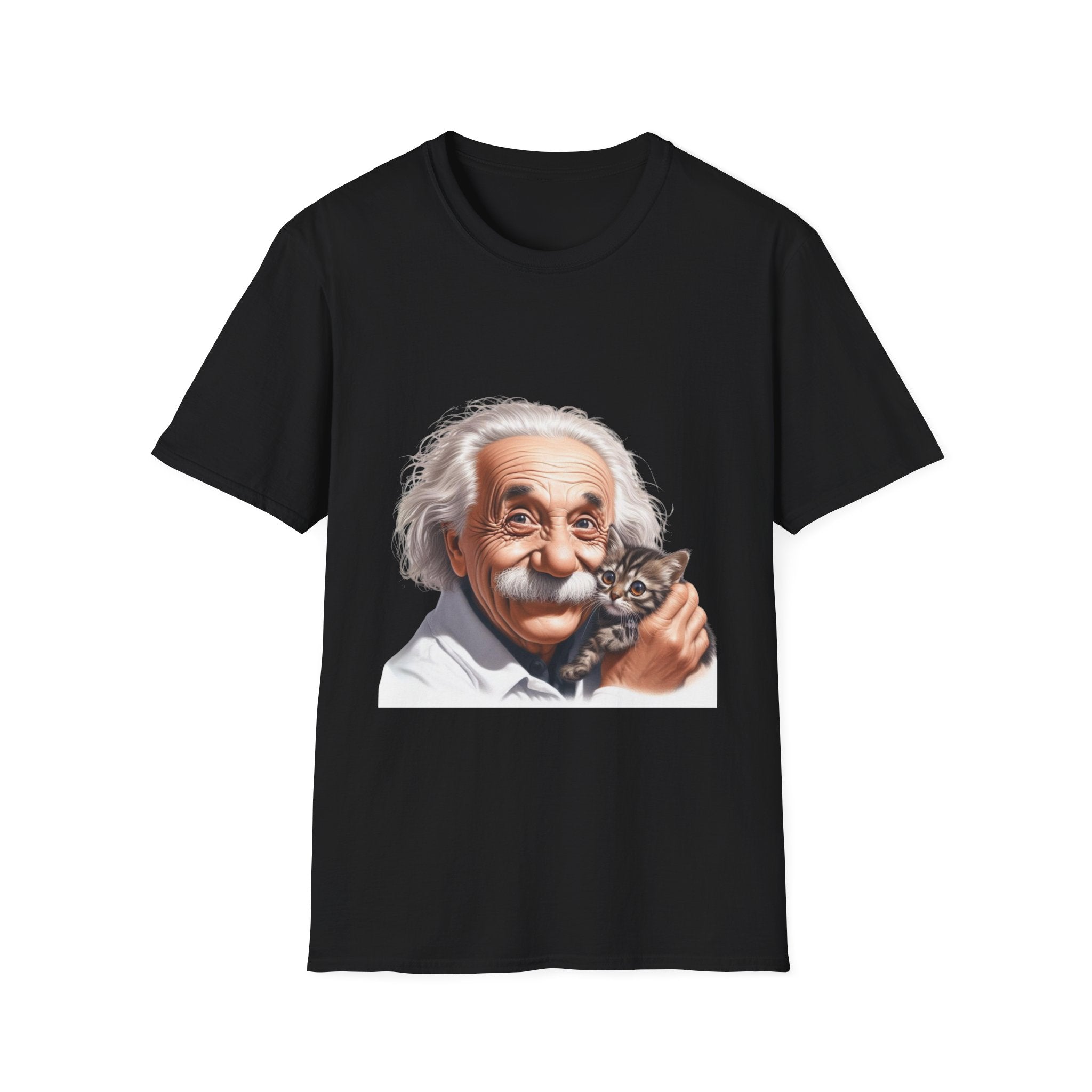 Funny Albert Einstein T-Shirt Unisex Softstyle T-Shirt Cotton Unique Gift German