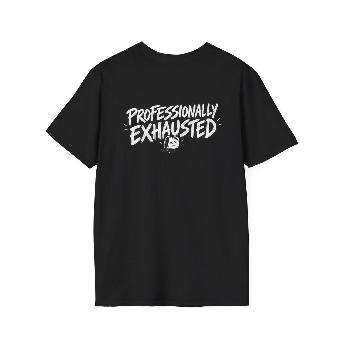 Funny Dark Humor Shirt Professionally Exhausted Funny Office Tee Unique Gift
