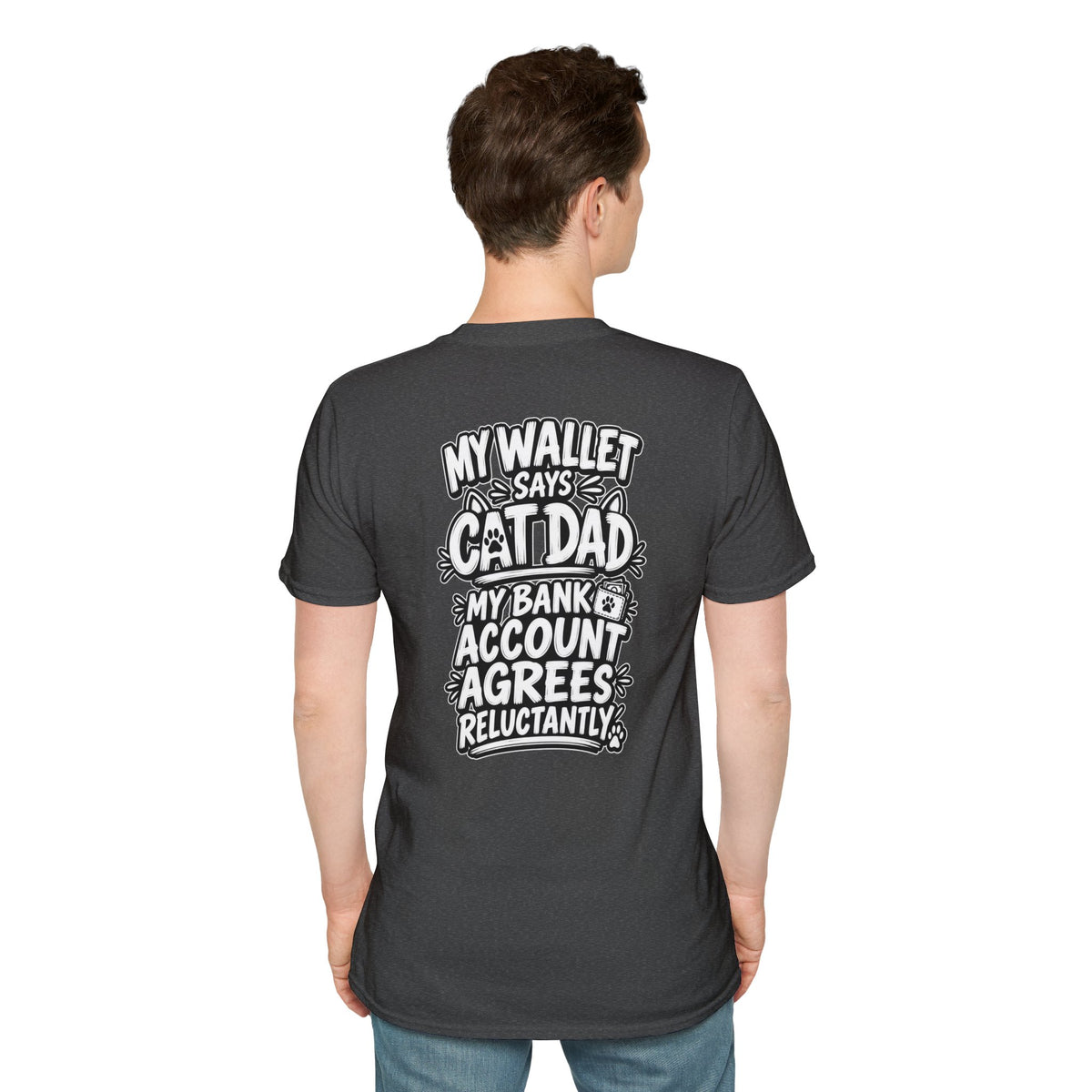 Cat Dad Shirt Pet Lover Tshirt Funny Cat Lover Graphic Tee Dark Humor Tee Unique Gift Funny Tshirt