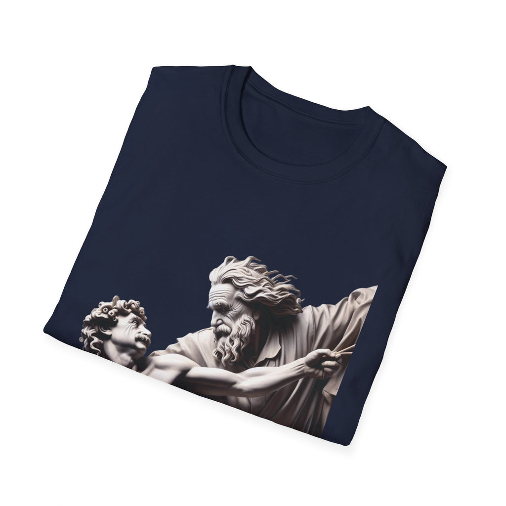 Funny Albert Einstein Unisex Softstyle T-Shirt Unique Gift Cotton T-shirt Art