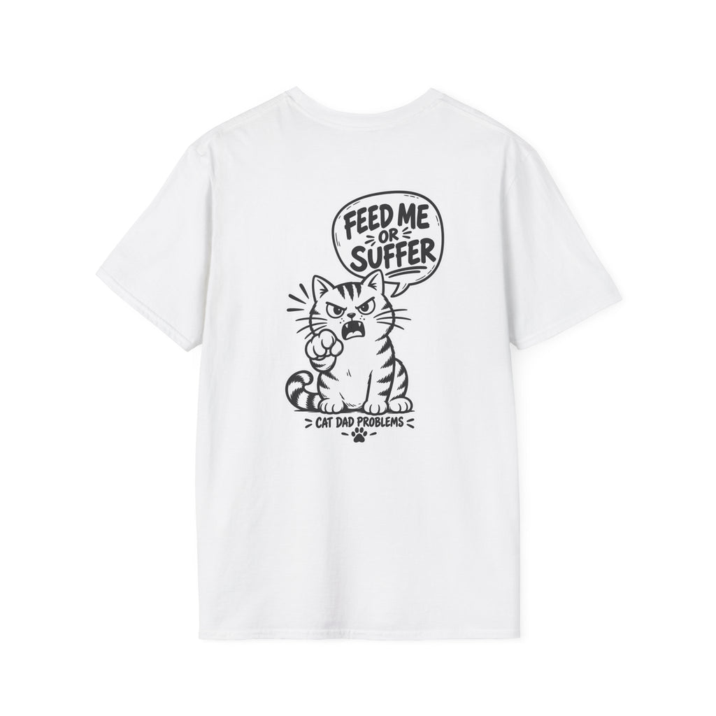 Cat Dad Shirt Pet Lover Tshirt Funny Cat Lover Graphic Tee Dark Humor Tee Unique Gift Funny Tshirt