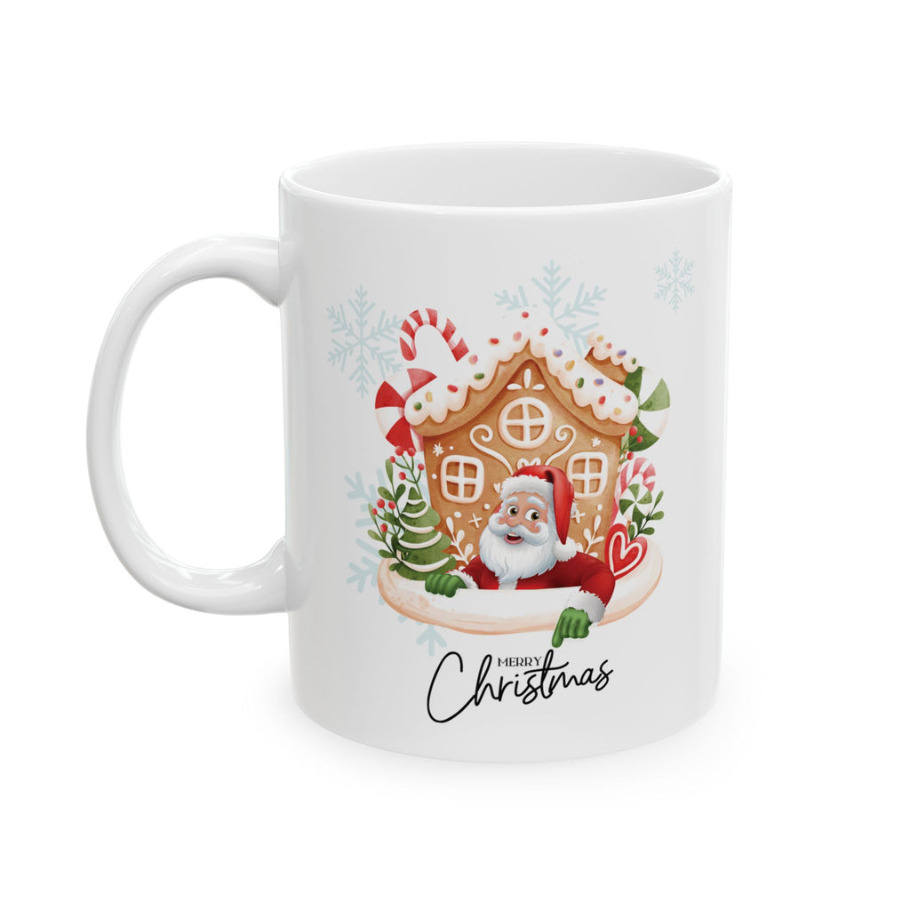 Funny Santa Claus Merry Christmas Mug Unique Cute Ceramic Coffee Cup Gift Kids 11oz