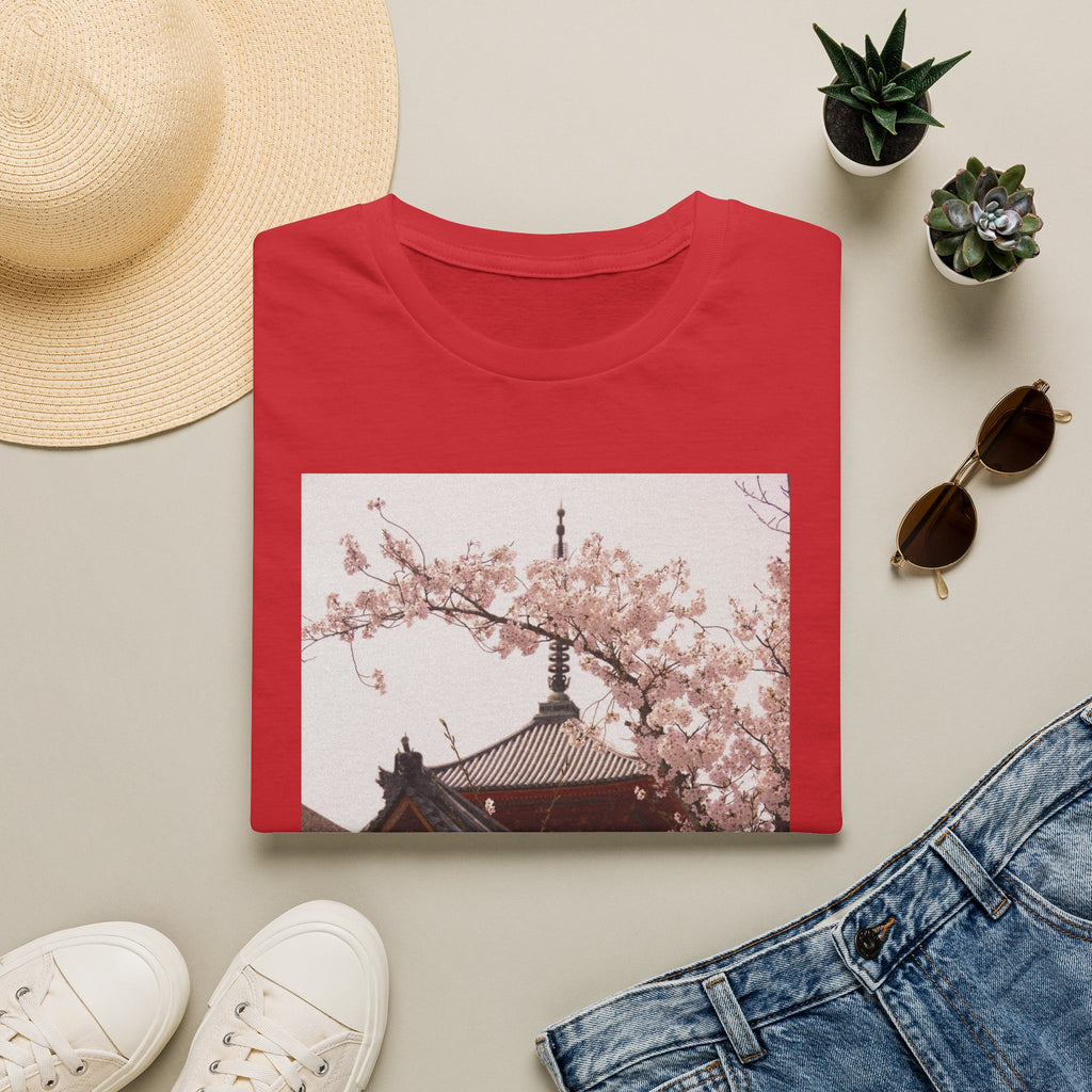 Japanese Art Shirt Sakura Cherry Blossom Japan's Flower Unisex Softstyle T-Shirt