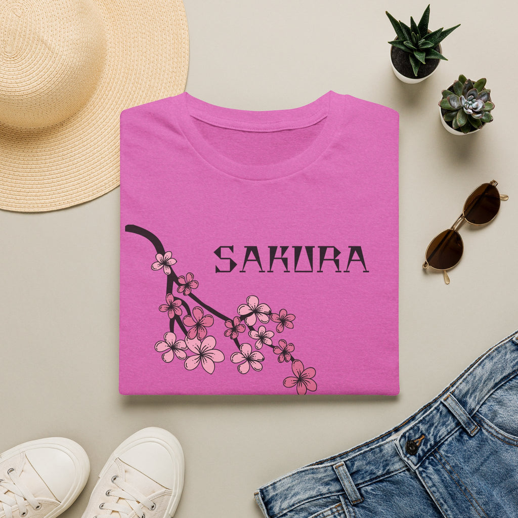 Sakura T-Shirt Japanese Art Shirt Unisex Softstyle Cherry Blossom Flower T-shirt