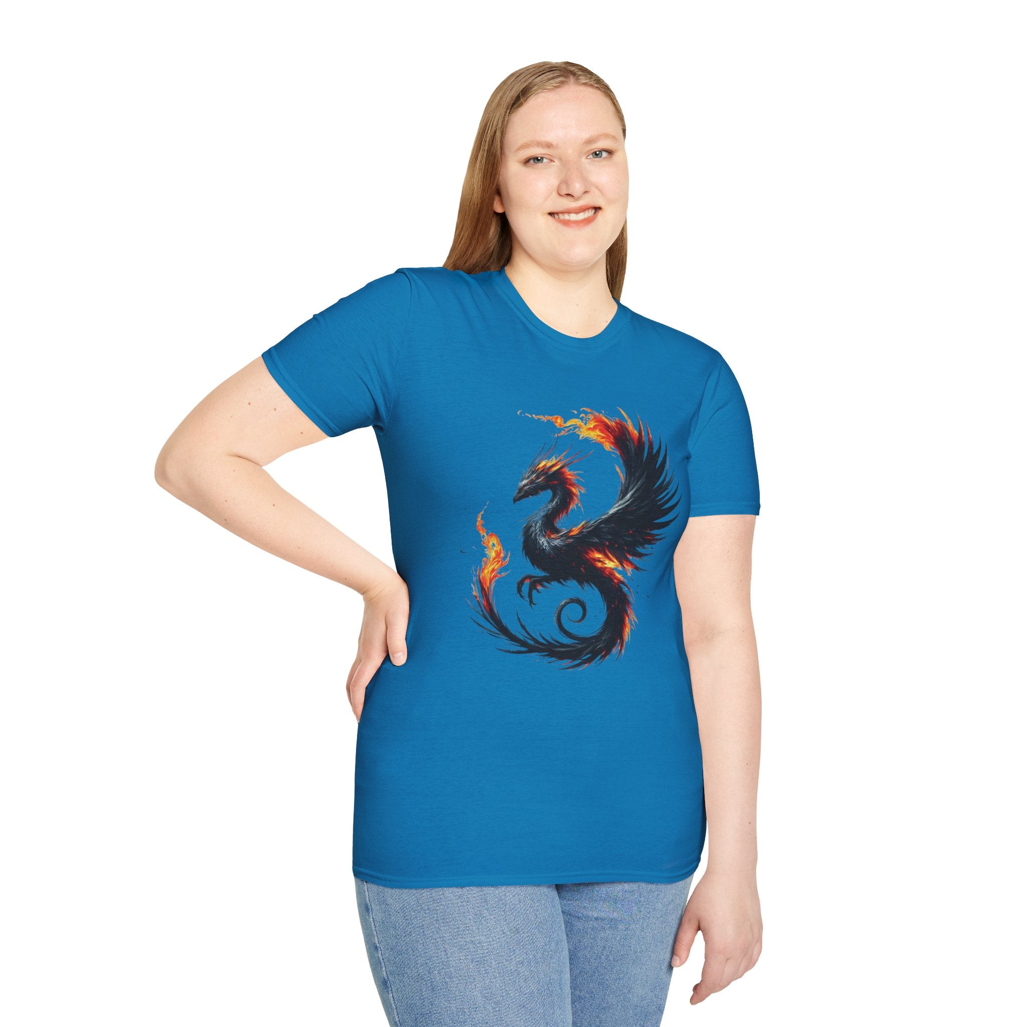 Dragon T-shirt Mens Graphic Tee Clothing Apparel Chinese Symbol Unisex Softstyle Unique Tshirt Best Gift