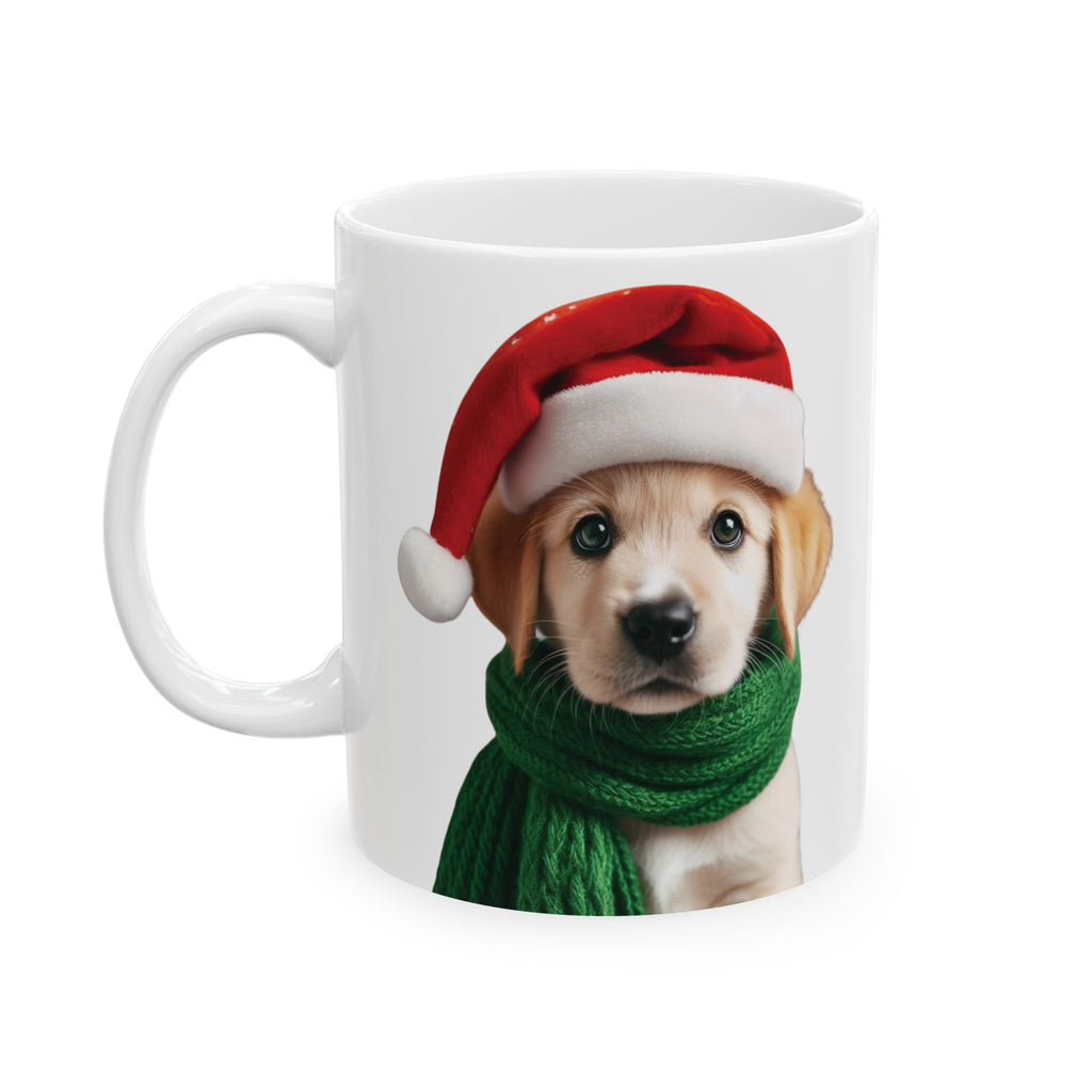 Merry Christmas Mug Dog Animal Lover Gift Funny Secret Santa Cute Tea Coffee Cup