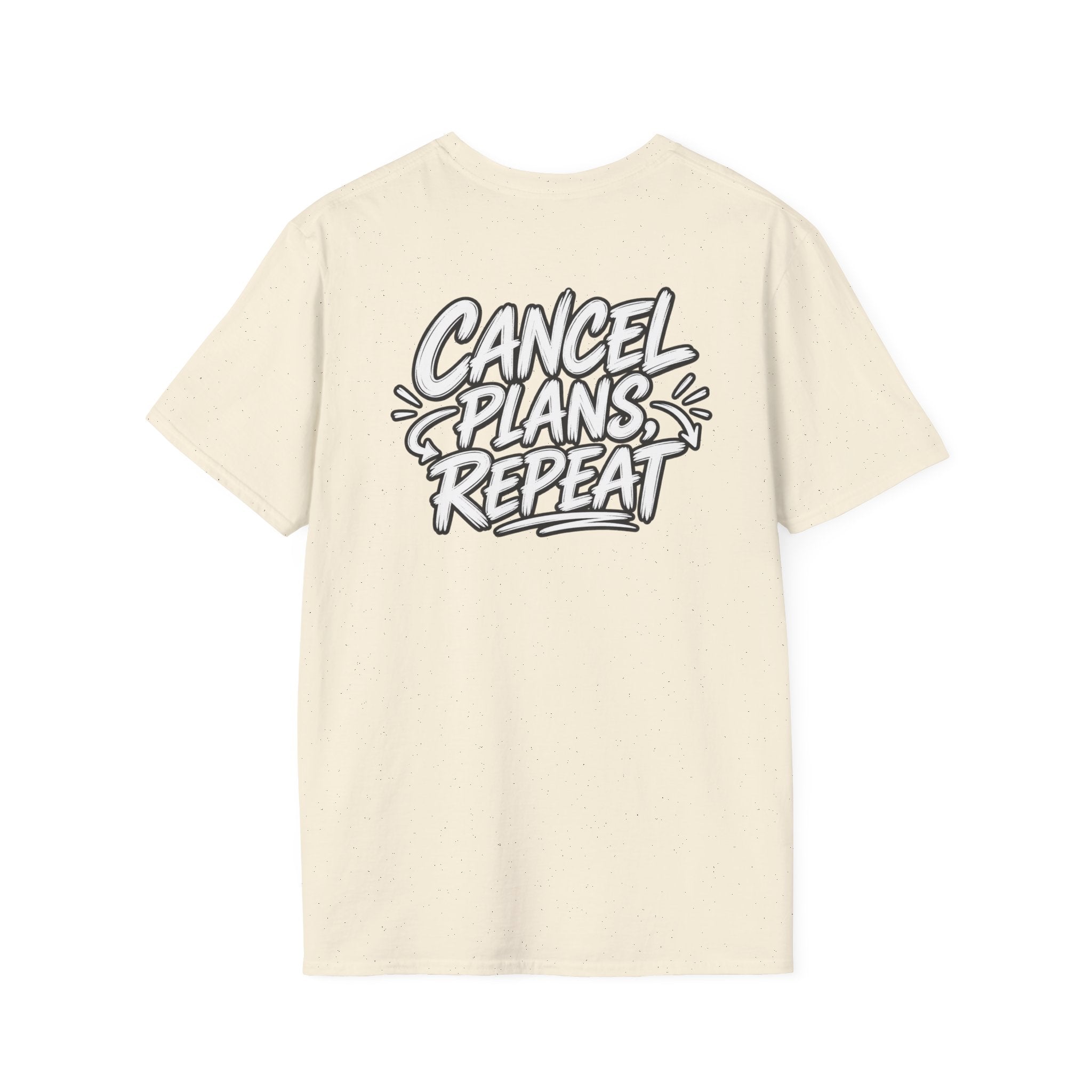 Introvert Shirt Cancel Plans Repeat Funny Dark Humor Sarcastic Graphic Tee Funny Office Tshirt