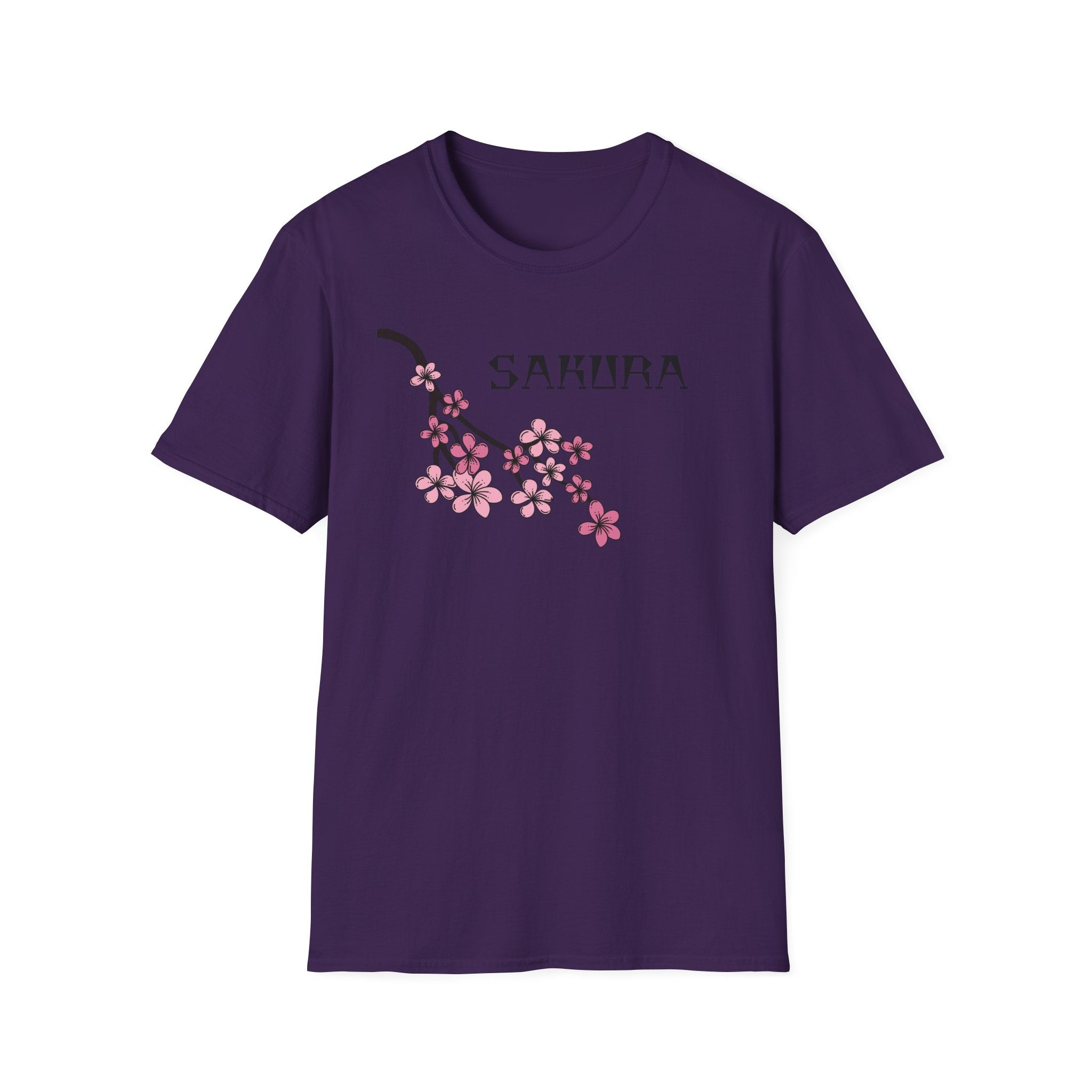 Sakura T-Shirt Japanese Art Shirt Unisex Softstyle Cherry Blossom Flower T-shirt