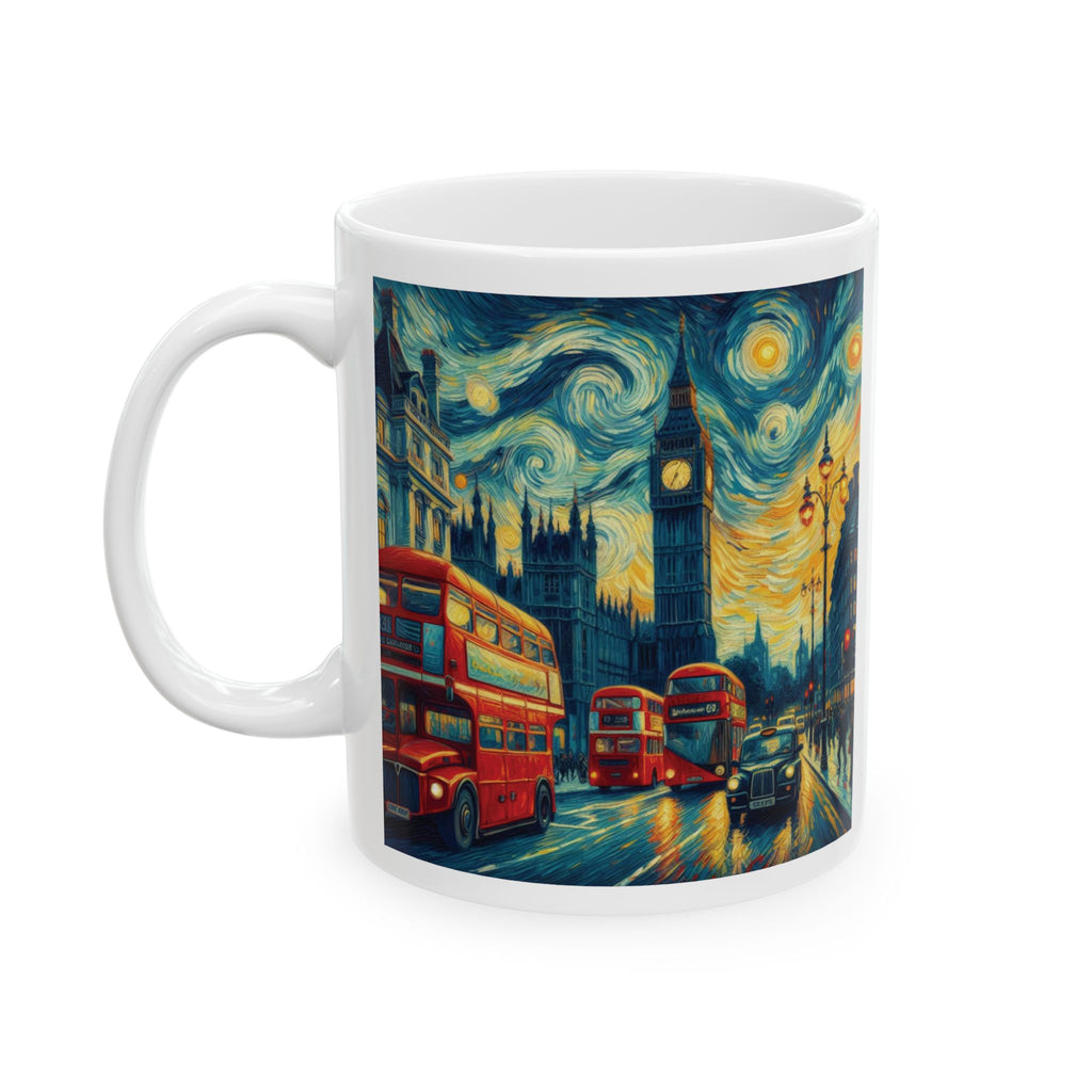 Funny London Mug Van Gogh Ceramic Mug You Are Here City Mug Coffee Mug Tea Gift 11oz