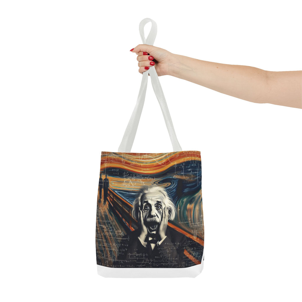 Funny Einstein Tote Bag (AOP) Bags Lady Women Mom Outdoor Style Fashion Gift New
