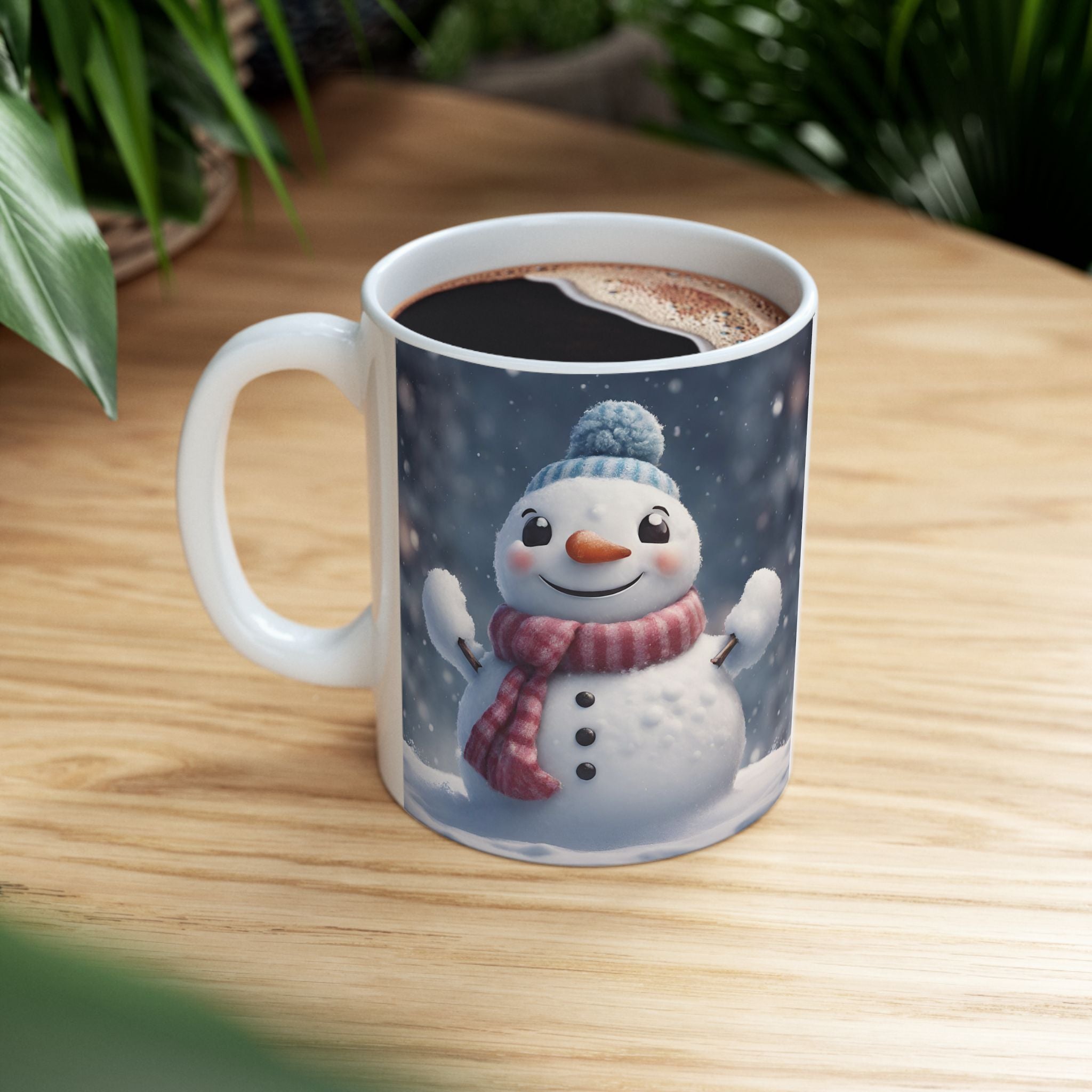 Snowman Mug Christmas Mug Funny Mug Ceramic Coffee Mug Tea Cup Cute Gift Frosty 11oz