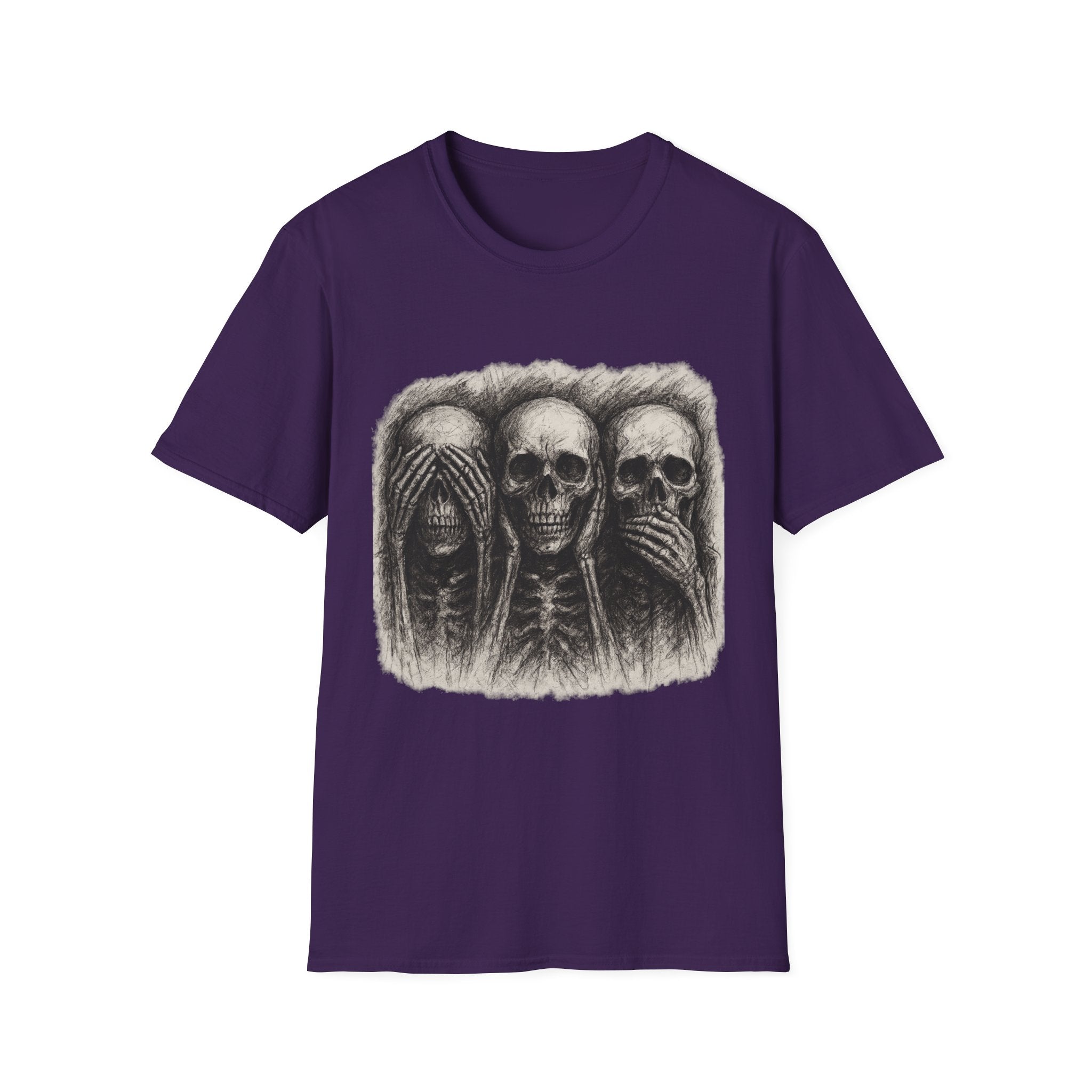 Mens Skull T-shirt Graphic Tees Skeleton Apparel Clothing Skulls Accessories Best Gift