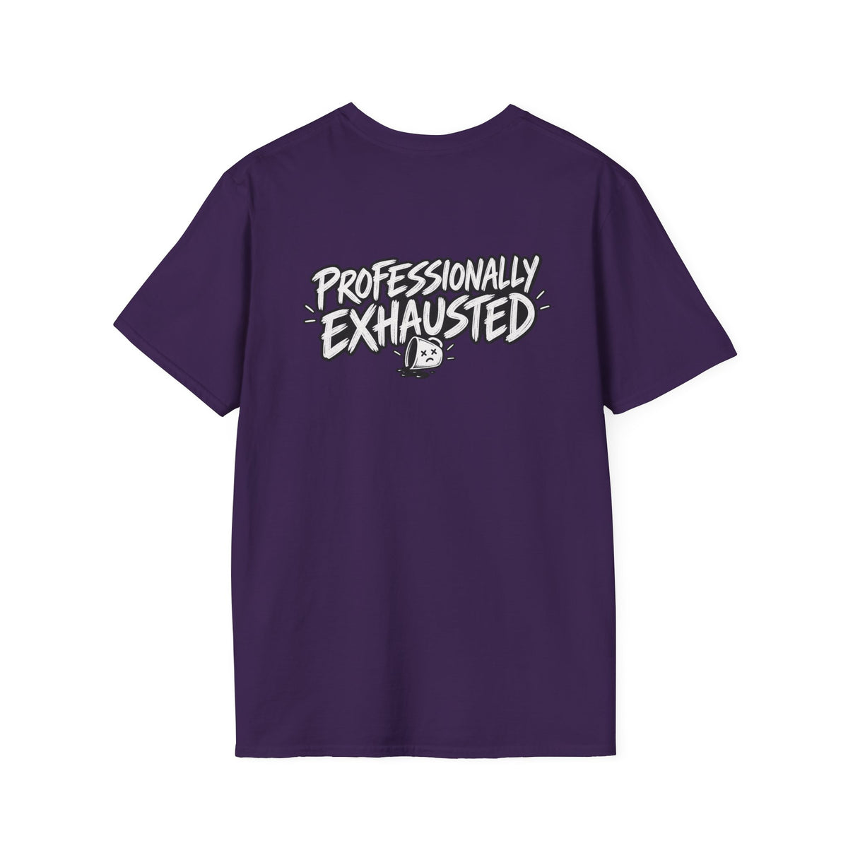Funny Dark Humor Shirt Professionally Exhausted Funny Office Tee Unique Gift