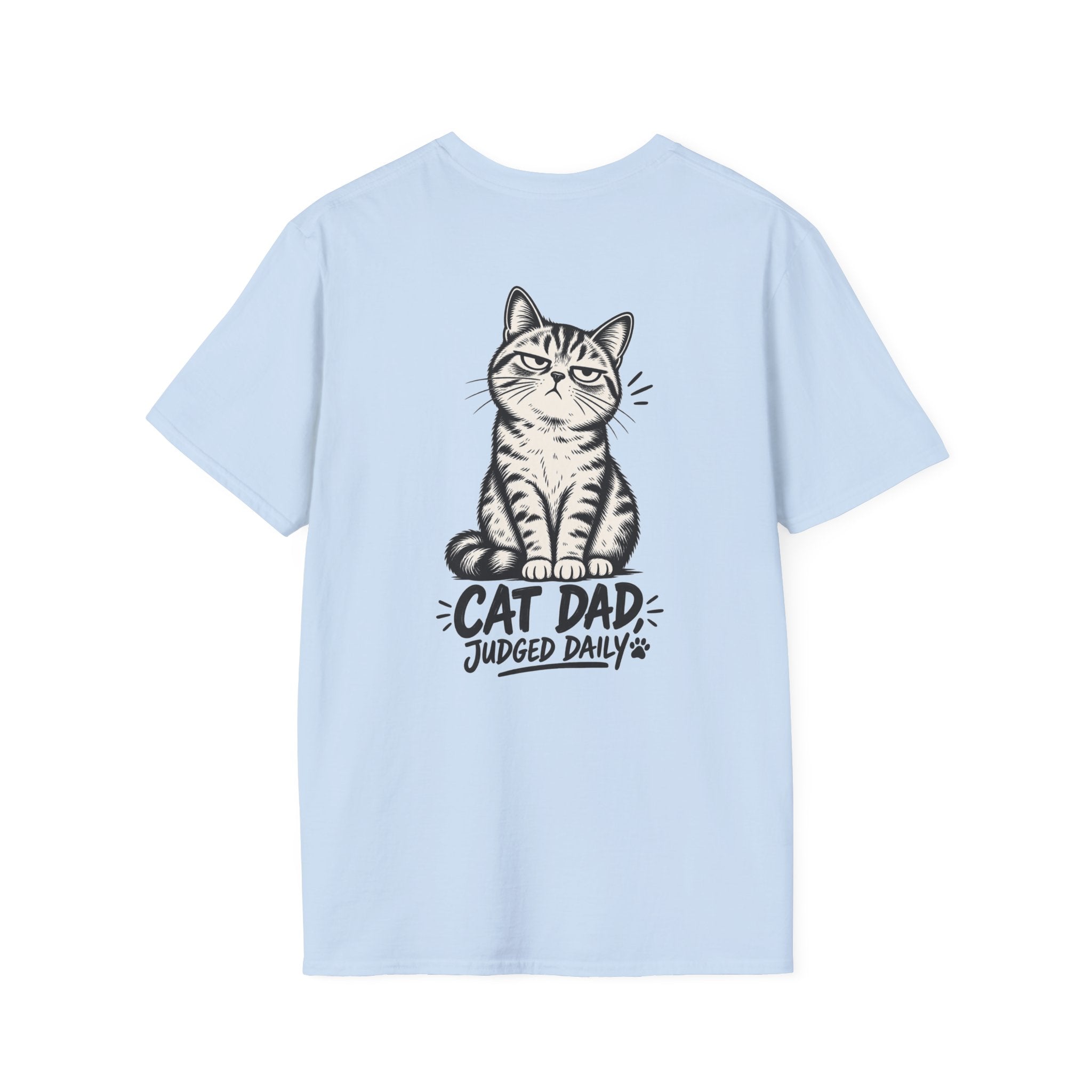 Cat Dad Shirt Judged Daily Funny Cat Lover Graphic Tee Dark Humor Tee Unique Gift Funny Tshirt
