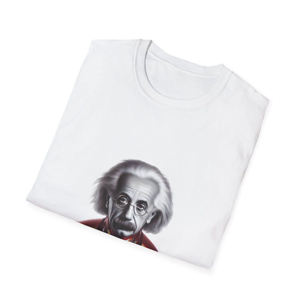 Funny Einstein Unisex Soft-style T-shirt Iron Man Albert Unique Gift Kids Art