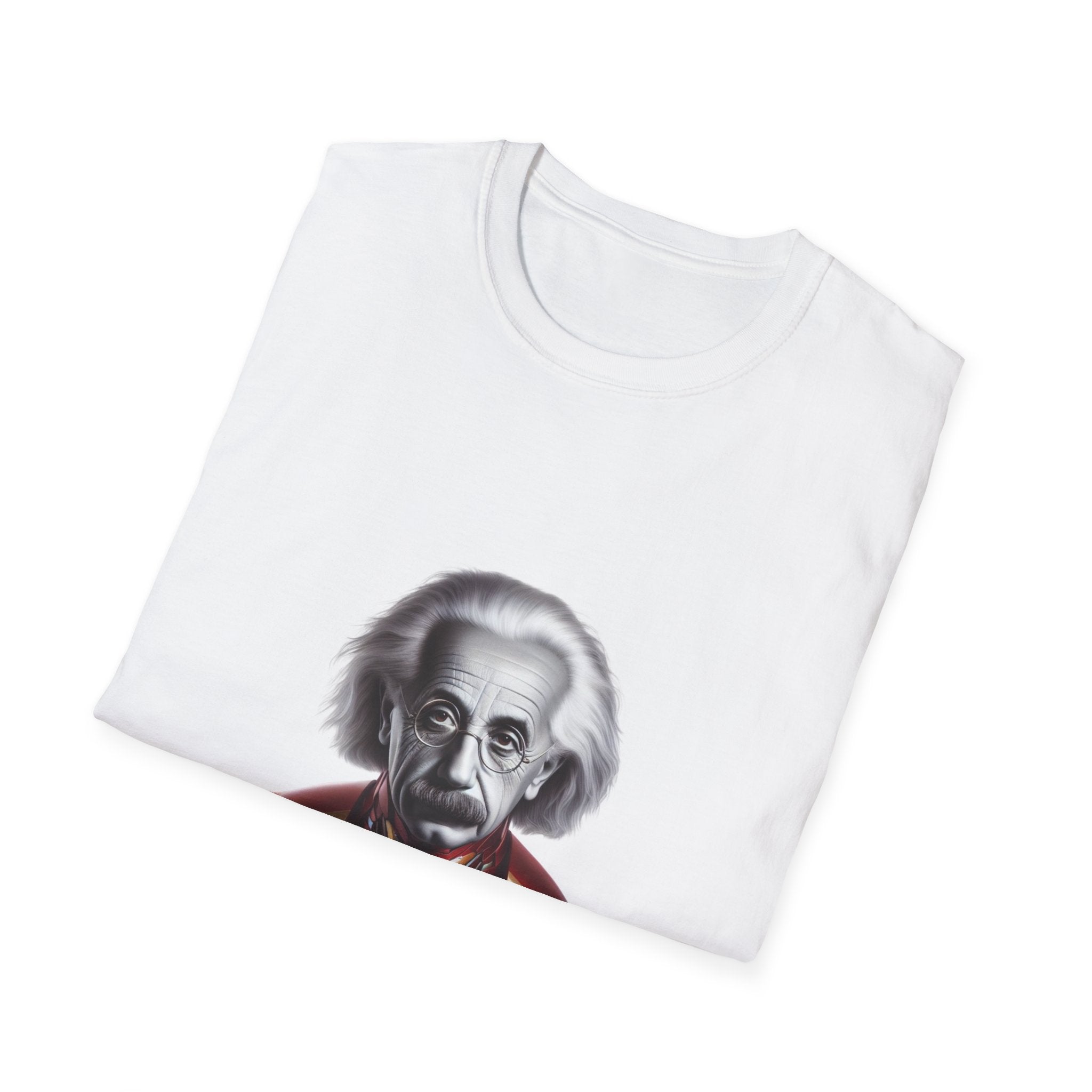 Funny Einstein Unisex Soft-style T-shirt Iron Man Albert Unique Gift Kids Art