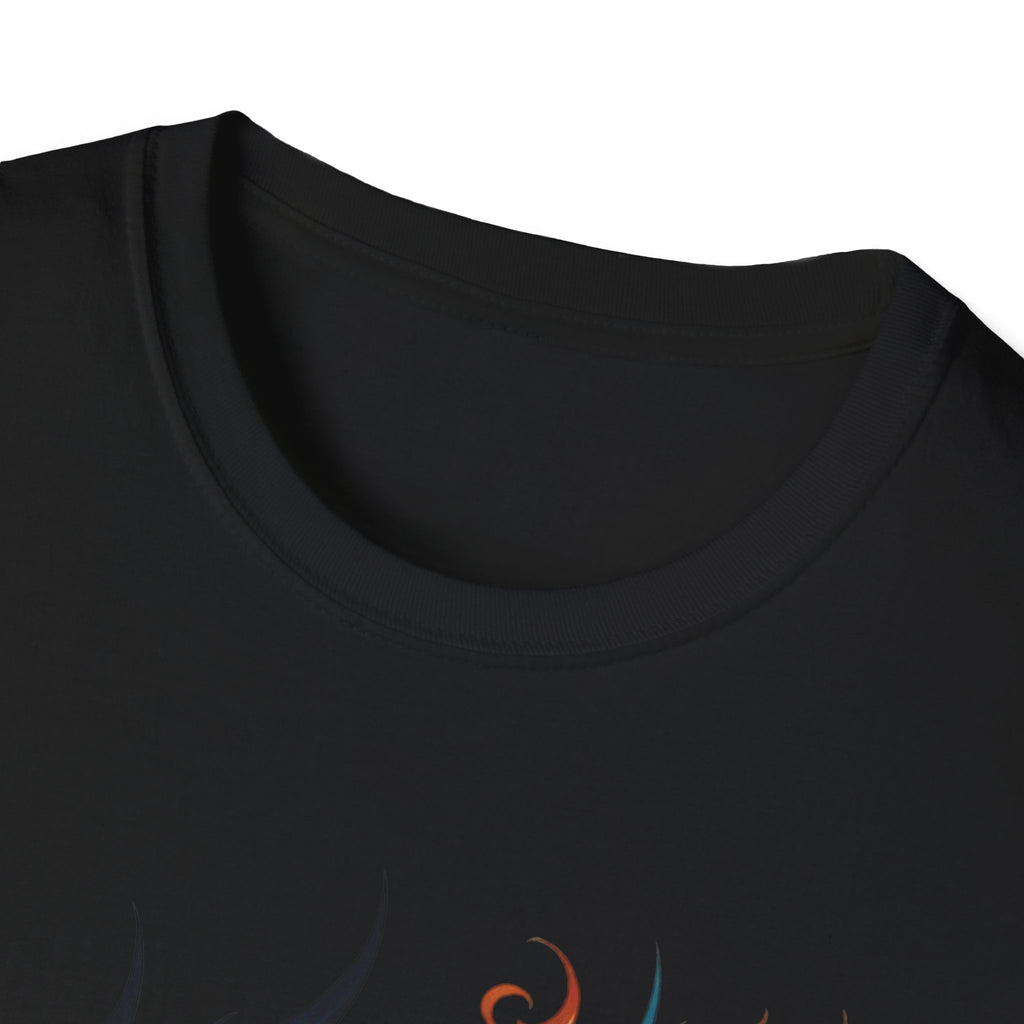 Dragon T-shirt Mens Graphic Tee Clothing Apparel Chinese Symbol Unisex Softstyle
